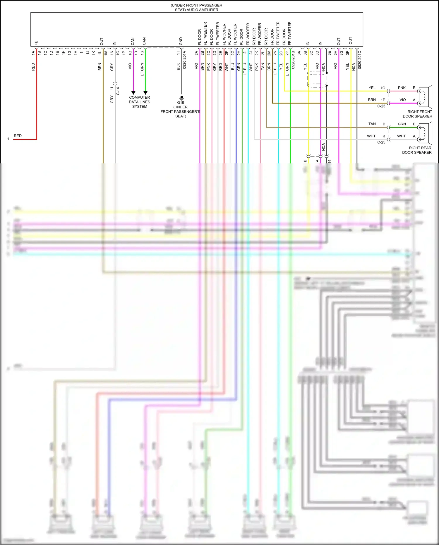 Wiring diagram in n for Mazda 3 BP (2019-2024) (4 of 8)