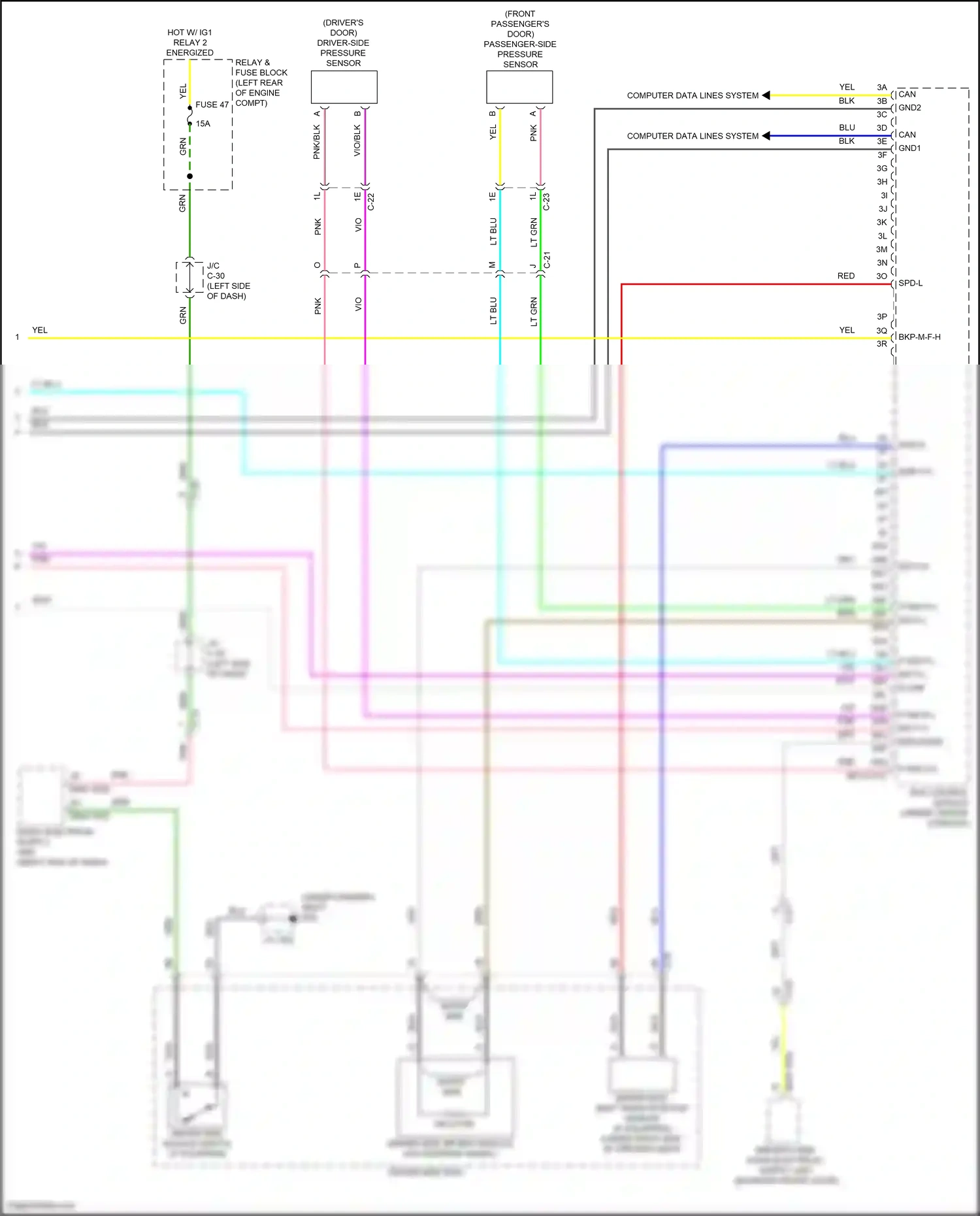 Wiring diagram k line for Mazda 3 BP (2019-2024) (1 of 1)