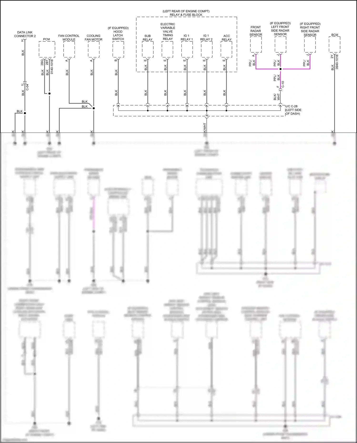 Wiring diagram nca for Mazda 3 BP (2019-2024) (28 of 76)