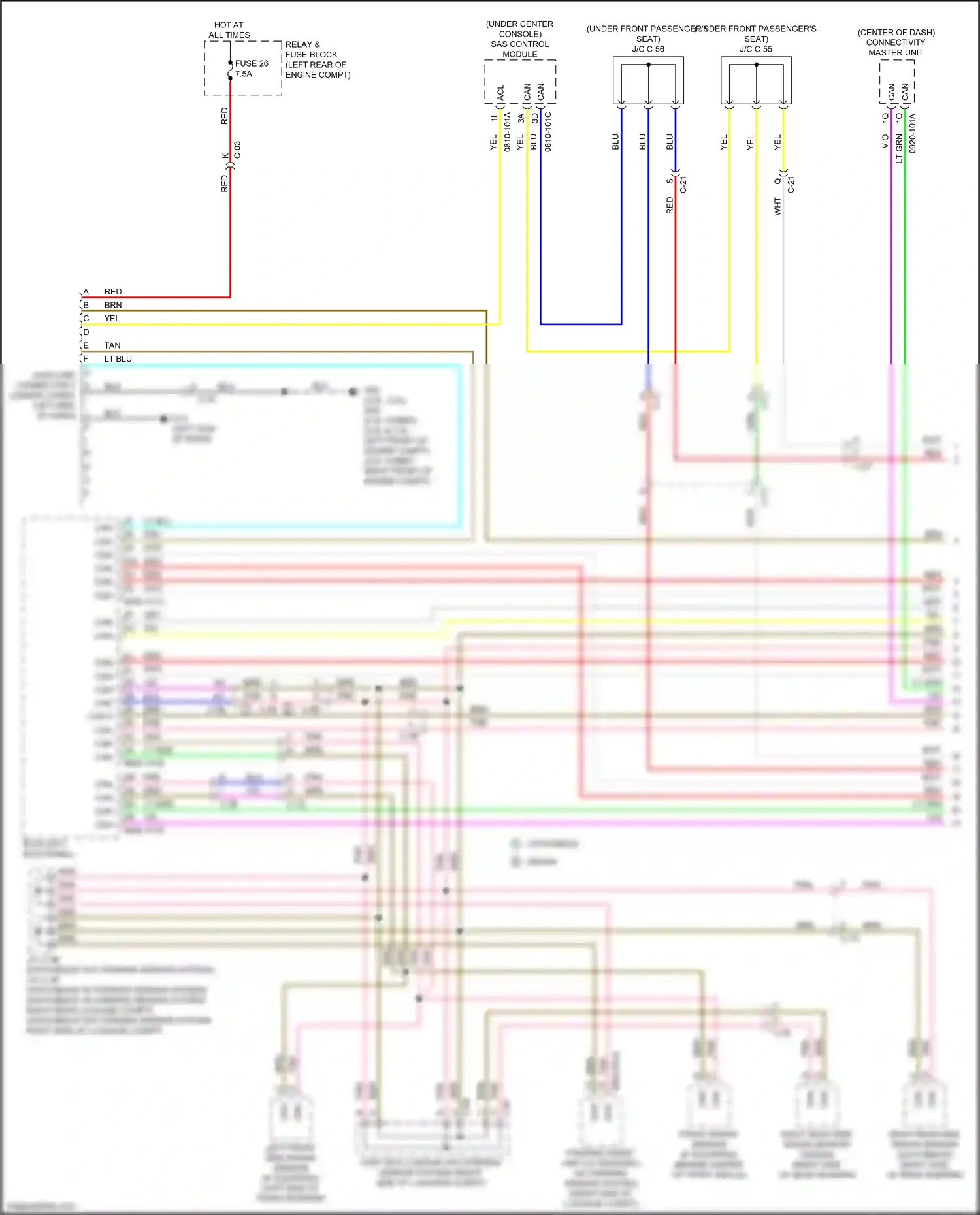 Wiring diagram pnk for Mazda 3 BP (2019-2024) (51 of 93)