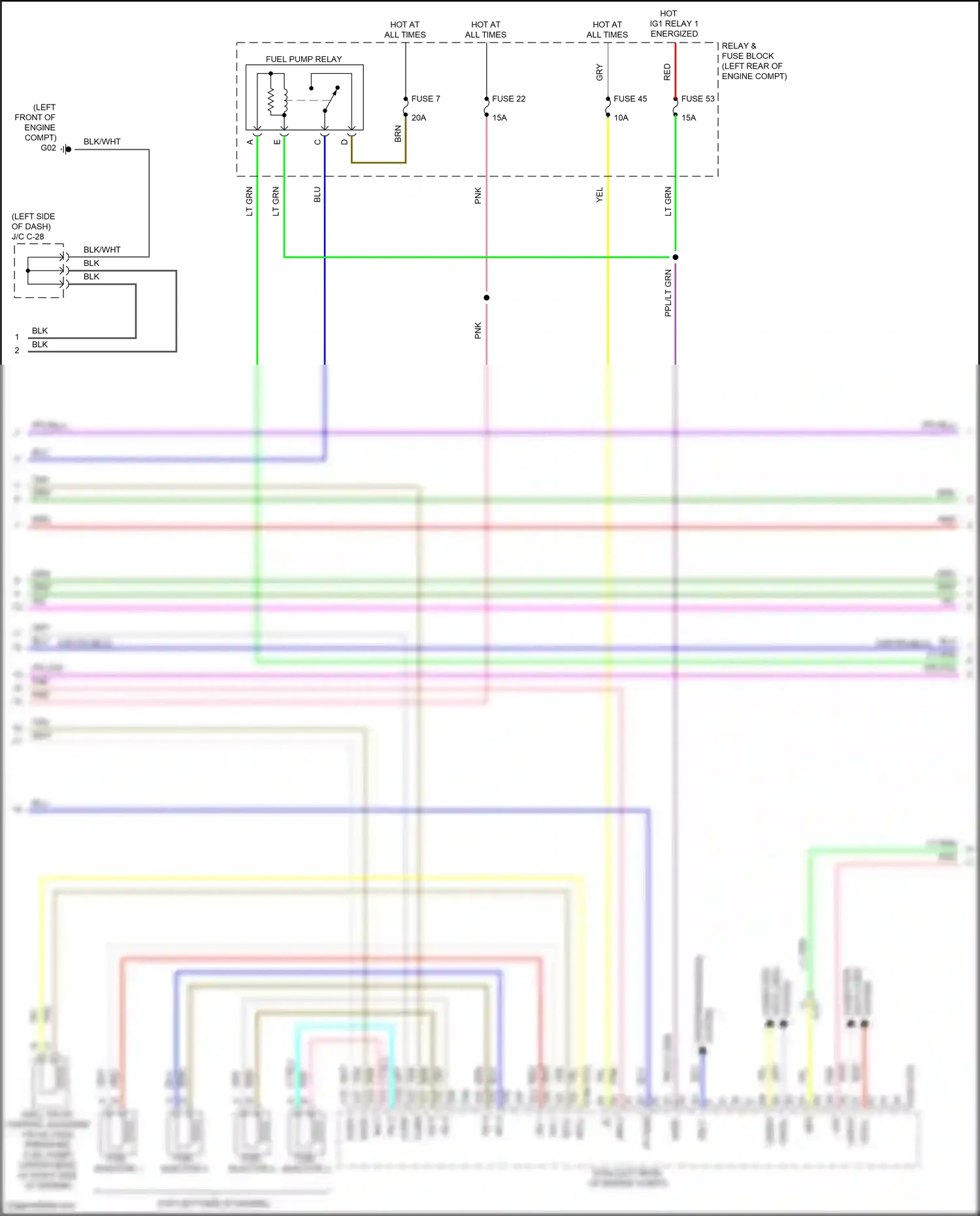 Mazda 3 BP (2019-2024) system wiring diagram  (6 of 10)
