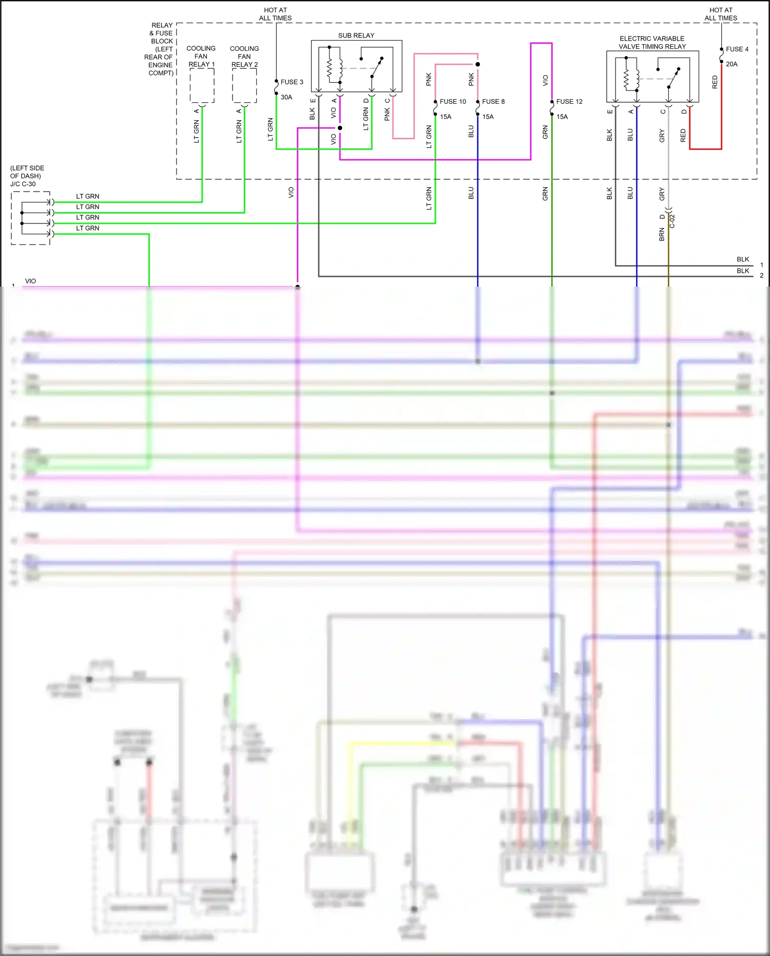 Wiring diagram tan for Mazda 3 BP (2019-2024) (54 of 61)