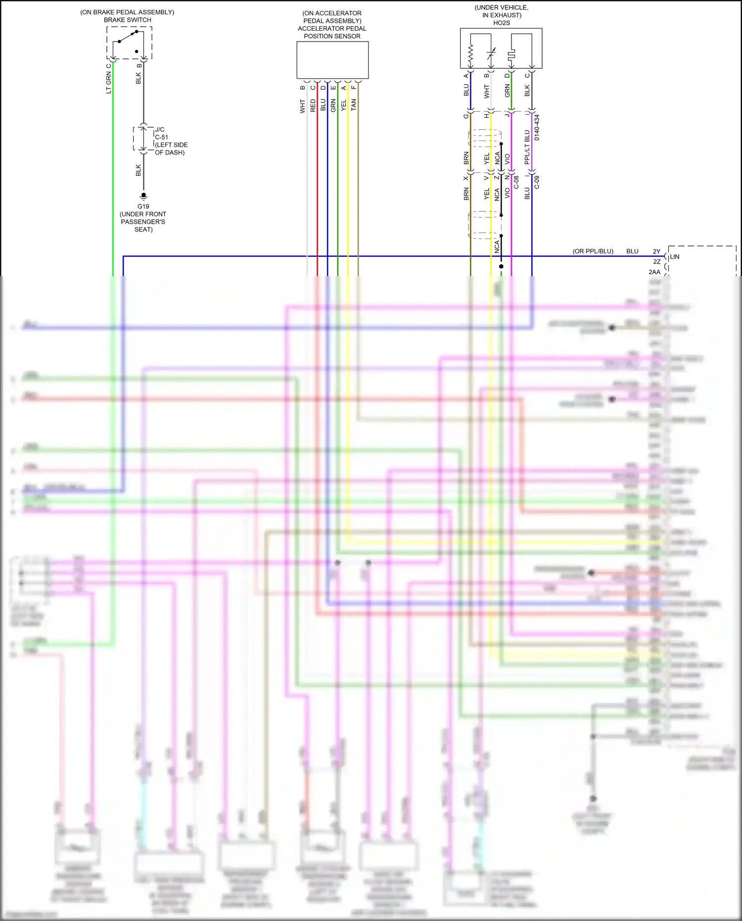 Wiring diagram vref 2 for Mazda 3 BP (2019-2024) (4 of 4)