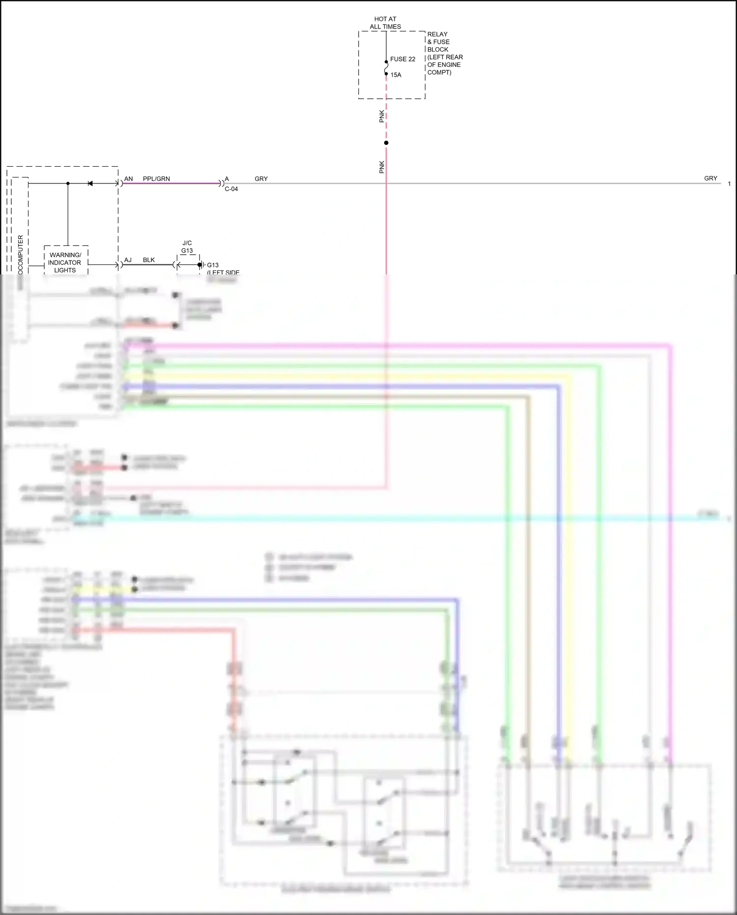 Wiring diagram wht for Mazda 3 BP (2019-2024) (11 of 107)