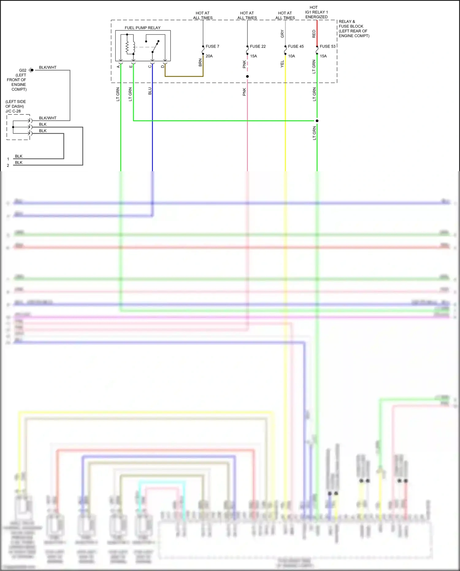 Wiring diagram yel for Mazda 3 BP (2019-2024) (109 of 110)