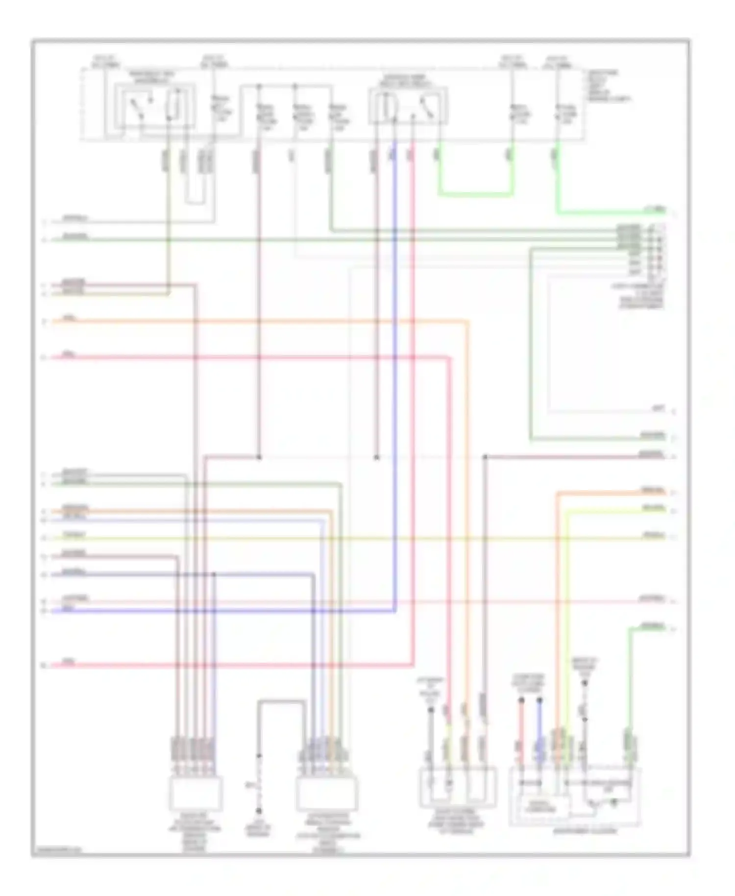 5 Mazda I facelift (2007-2010): Wiring diagram engine performance 2.3l (2 of 4)