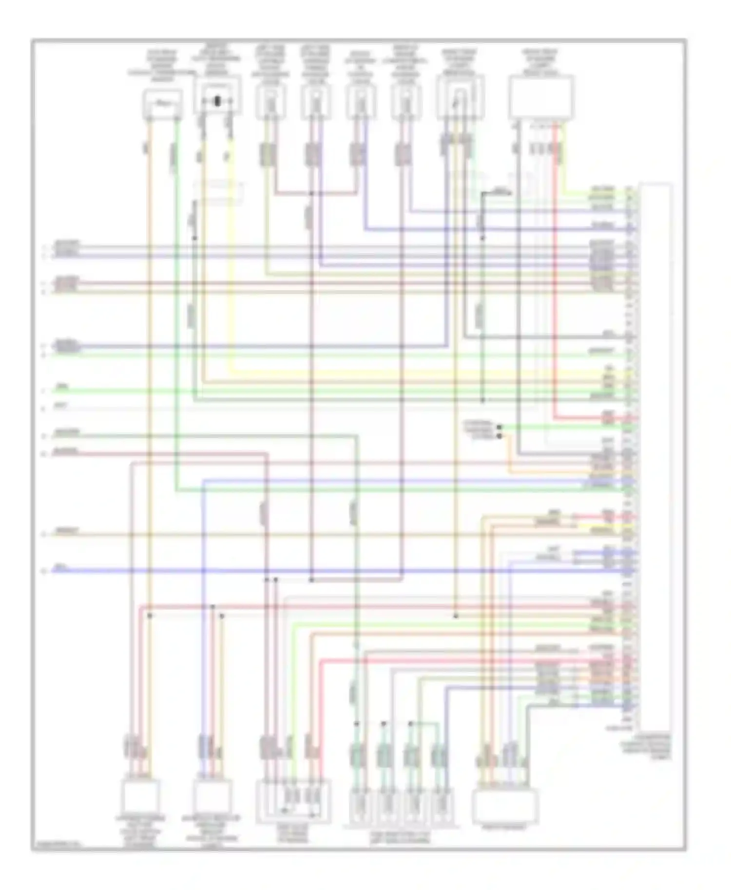 5 Mazda I facelift (2007-2010): Wiring diagram engine performance 2.3l (4 of 4)
