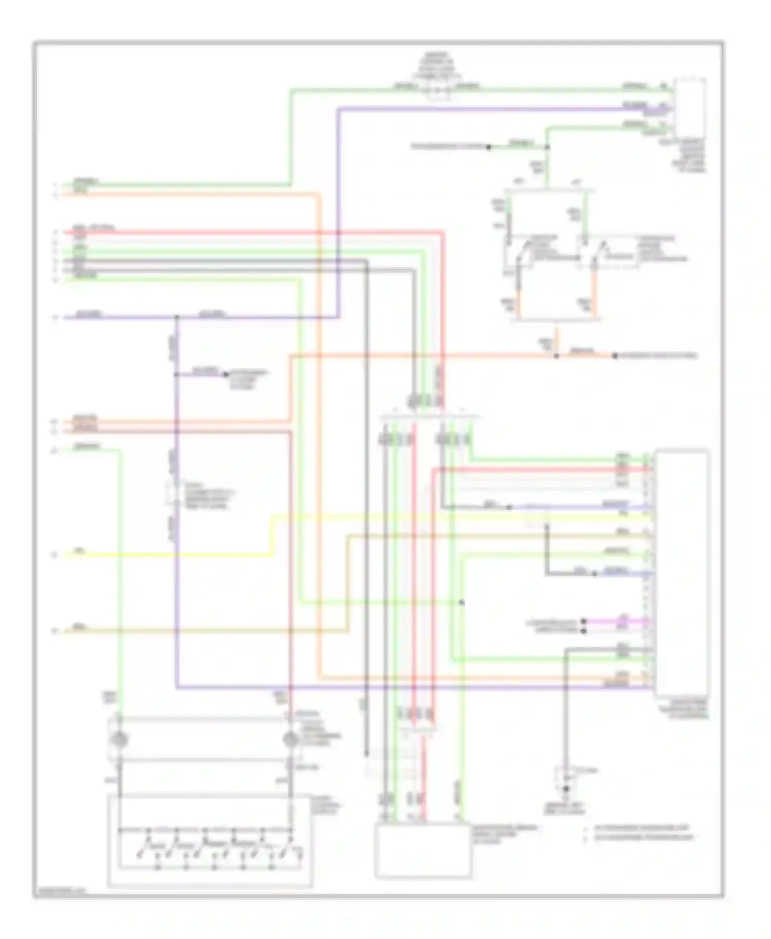 5 Mazda I facelift (2007-2010): Radio circuit, with navigation (2 of 2)