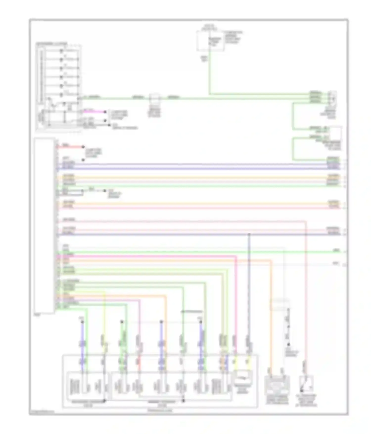 5 Mazda I facelift (2007-2010): Transmission circuit (1 of 2)