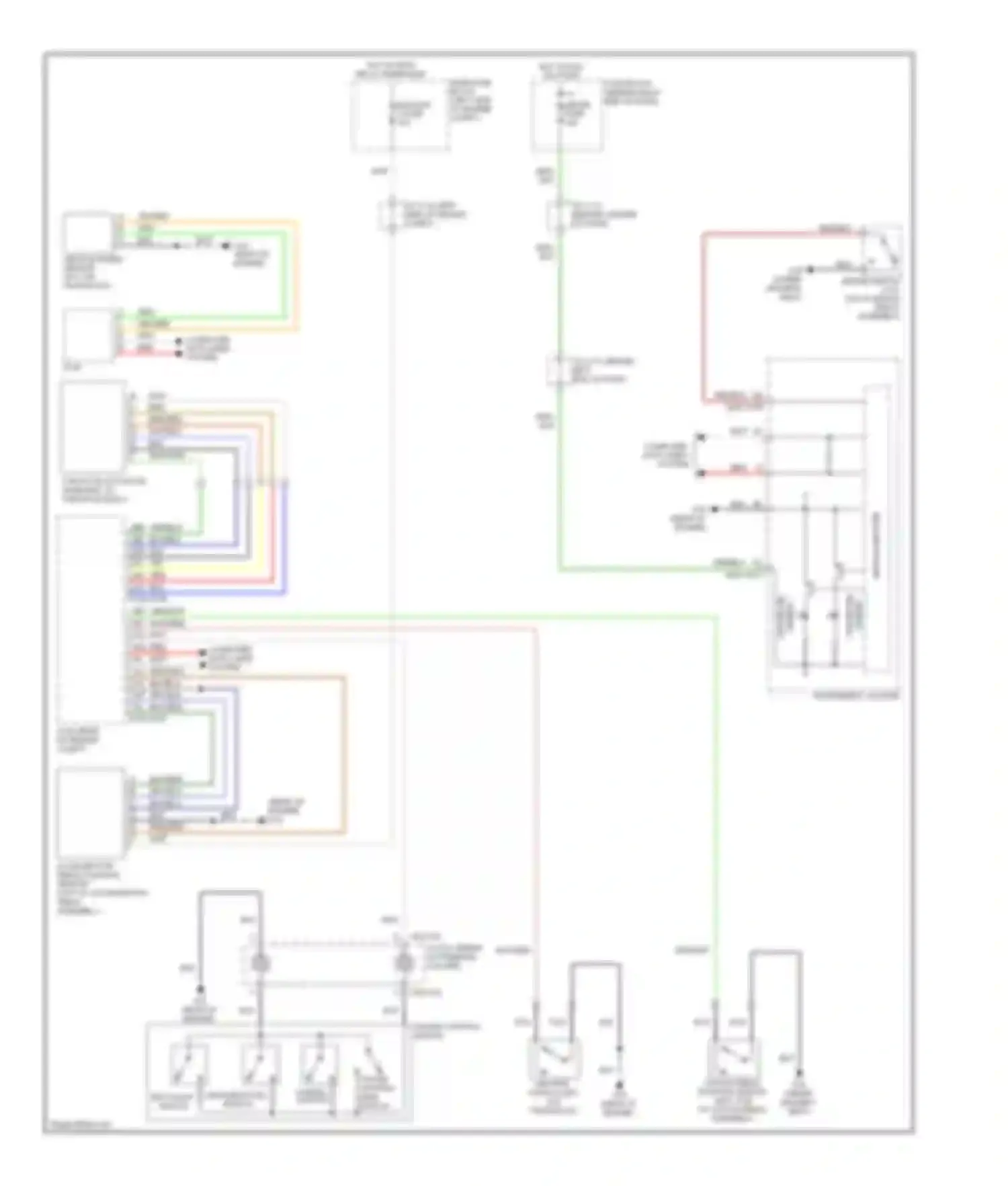 Wiring diagram blk/blu for Mazda 5 I facelift (2007-2010) (4 of 17)