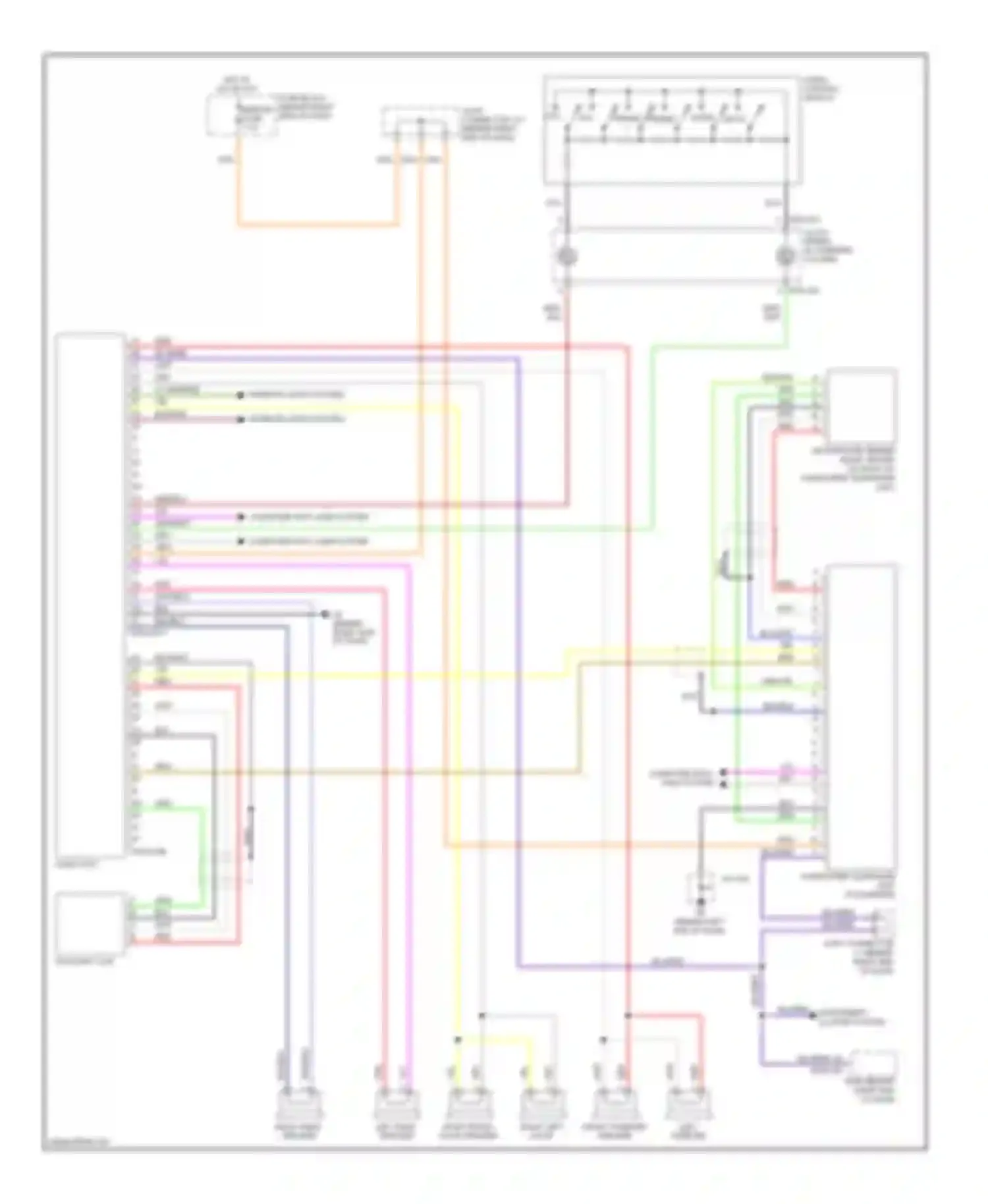 Wiring diagram blu/red for Mazda 5 I facelift (2007-2010) (19 of 21)