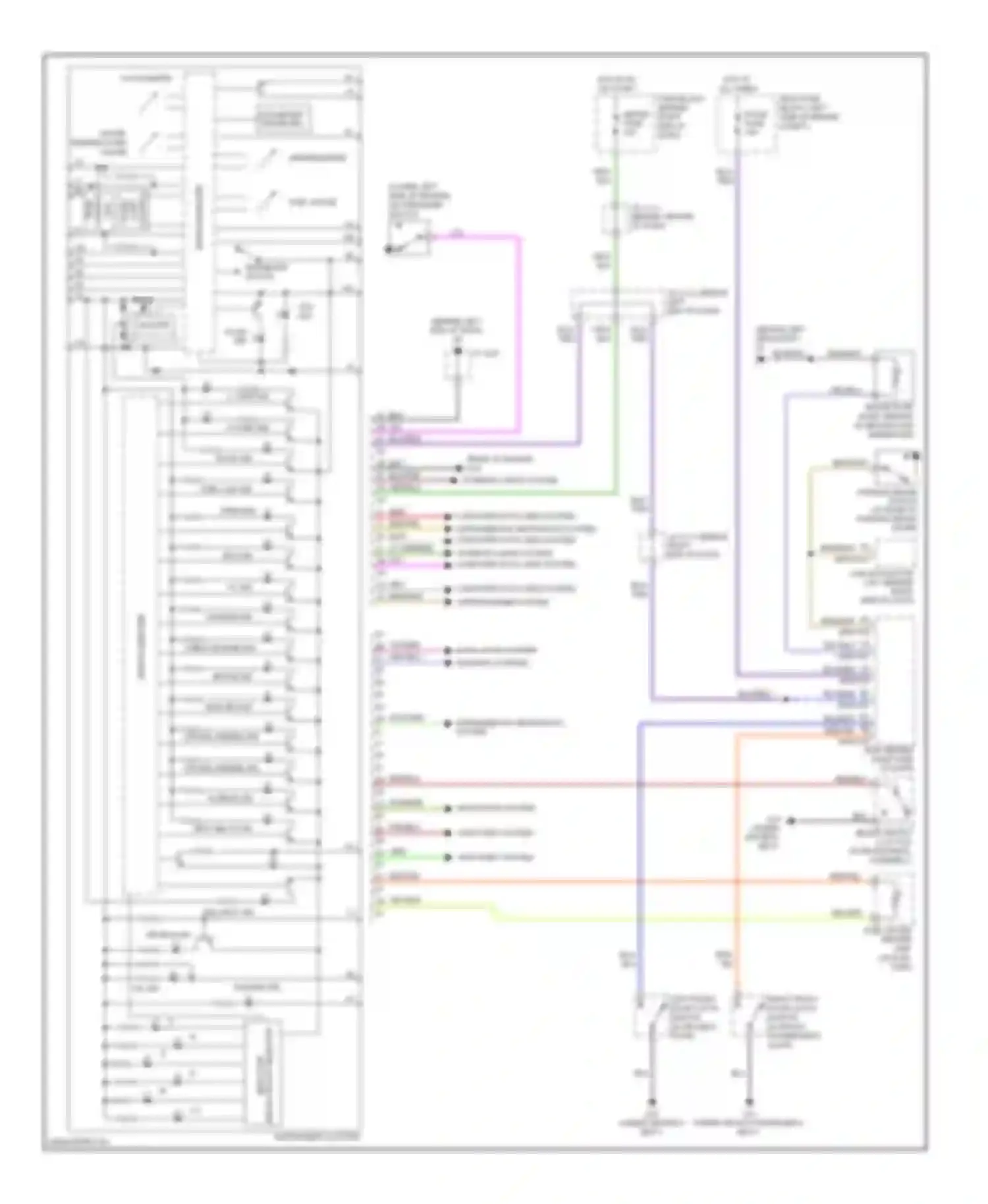 Wiring diagram check engine ind for Mazda 5 I facelift (2007-2010) (1 of 2)