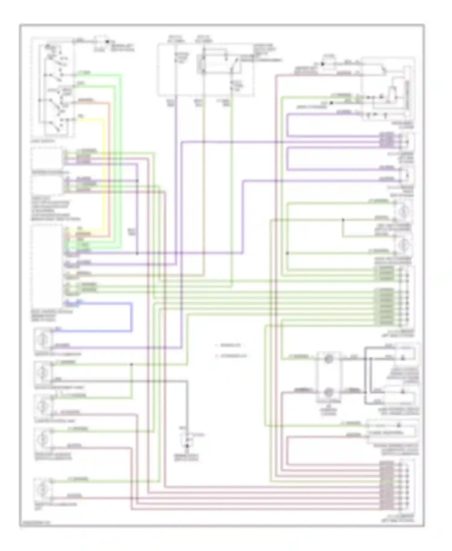 Wiring diagram ignition key illumination for Mazda 5 I facelift (2007-2010) (2 of 2)