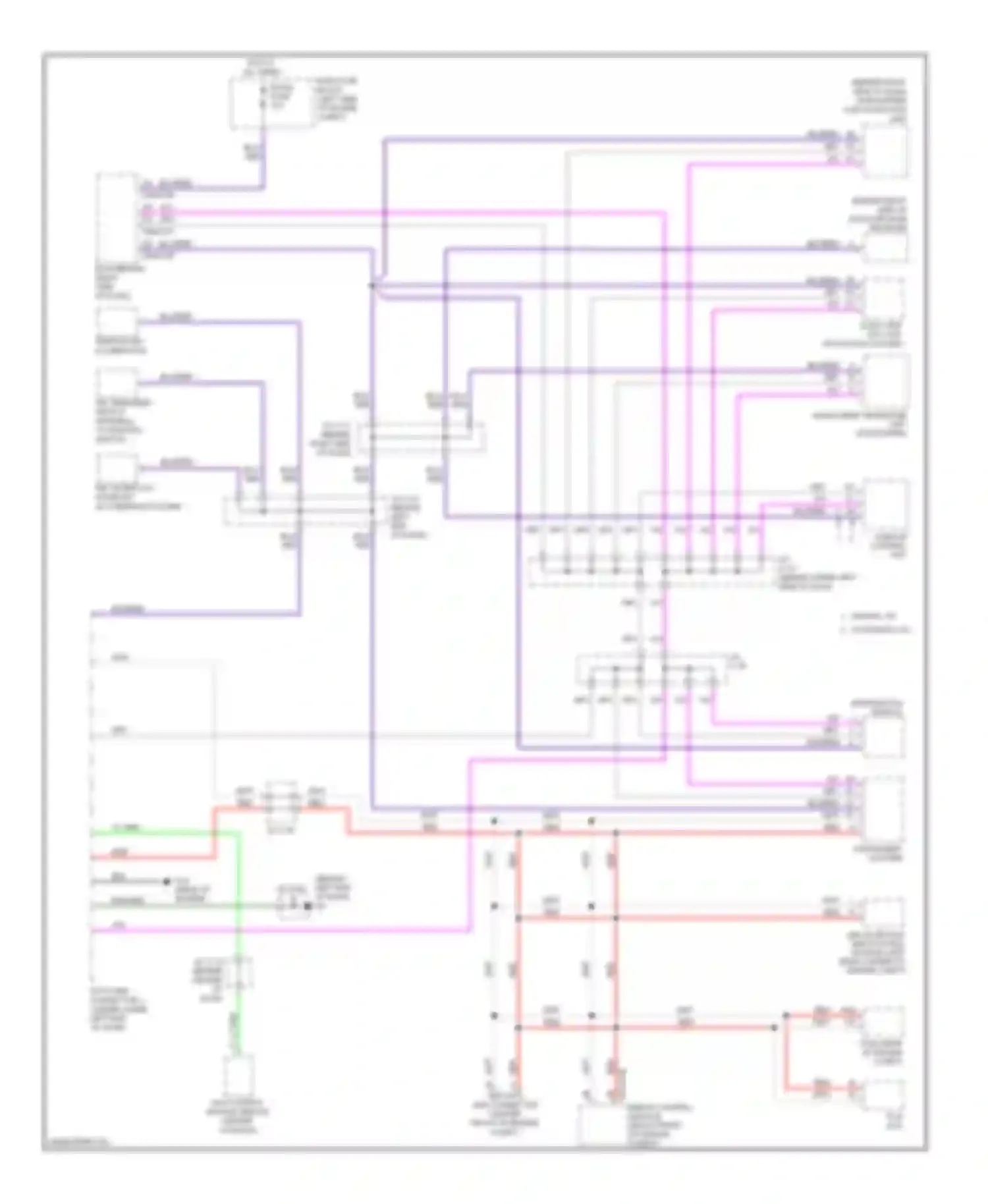 Wiring diagram instrument cluster for Mazda 5 I facelift (2007-2010) (3 of 14)