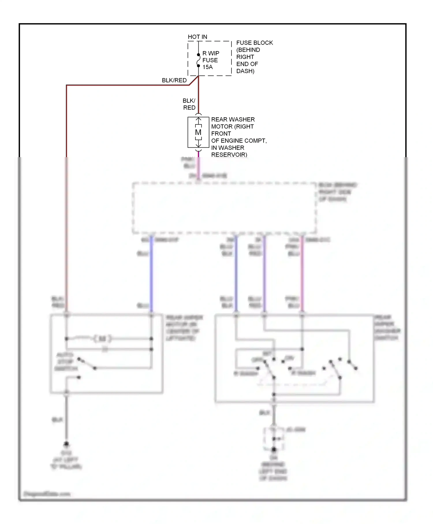 Mazda 5 I facelift (2007-2010) off wiring diagram  (4 of 5)