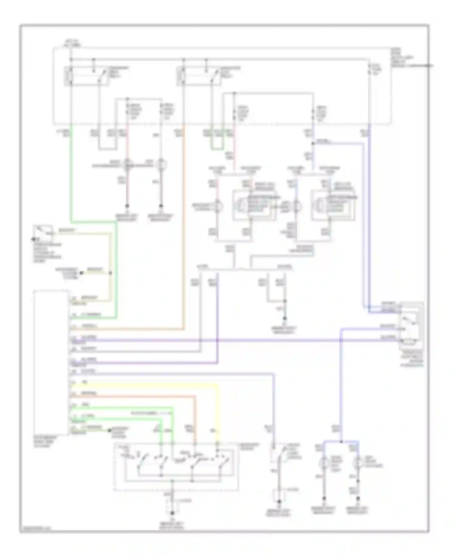 Wiring diagram org/blk for Mazda 5 I facelift (2007-2010) (2 of 2)