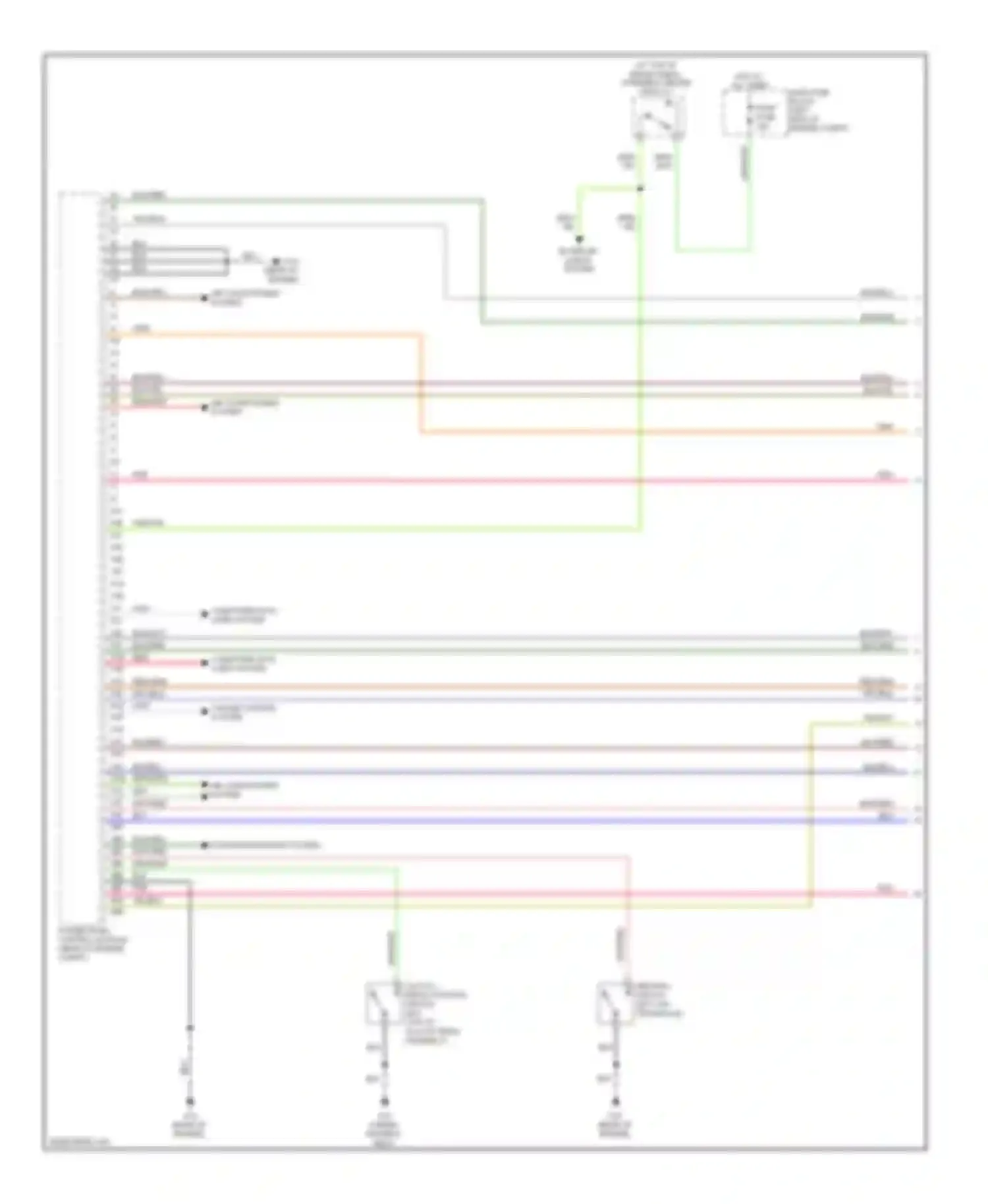 Wiring diagram stop fuse for Mazda 5 I facelift (2007-2010) (5 of 5)