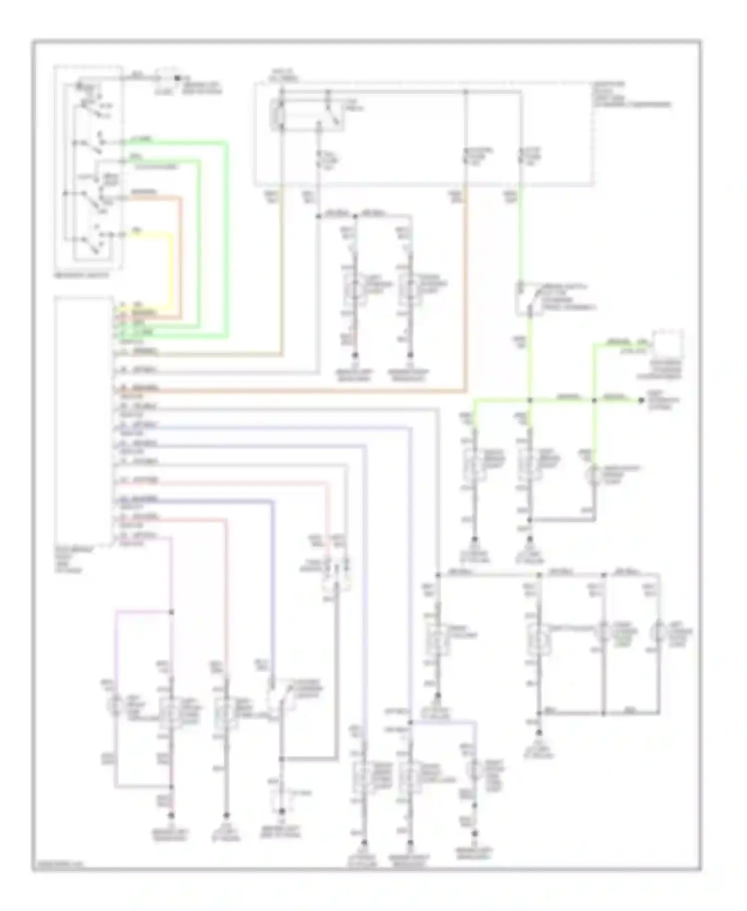 Wiring diagram wht/blk for Mazda 5 I facelift (2007-2010) (2 of 9)