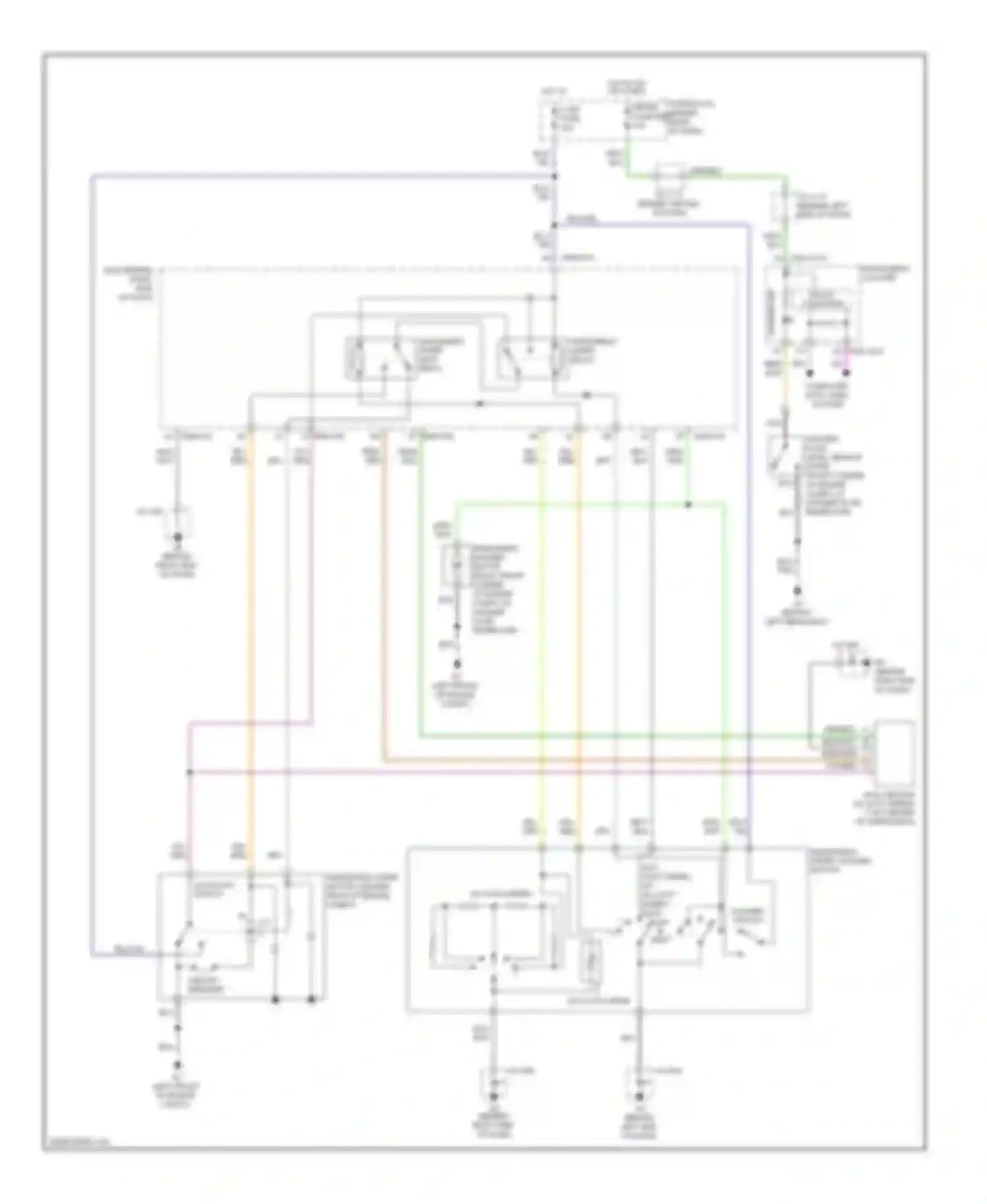Wiring diagram windshield wiper high relay for Mazda 5 I facelift (2007-2010) (1 of 1)