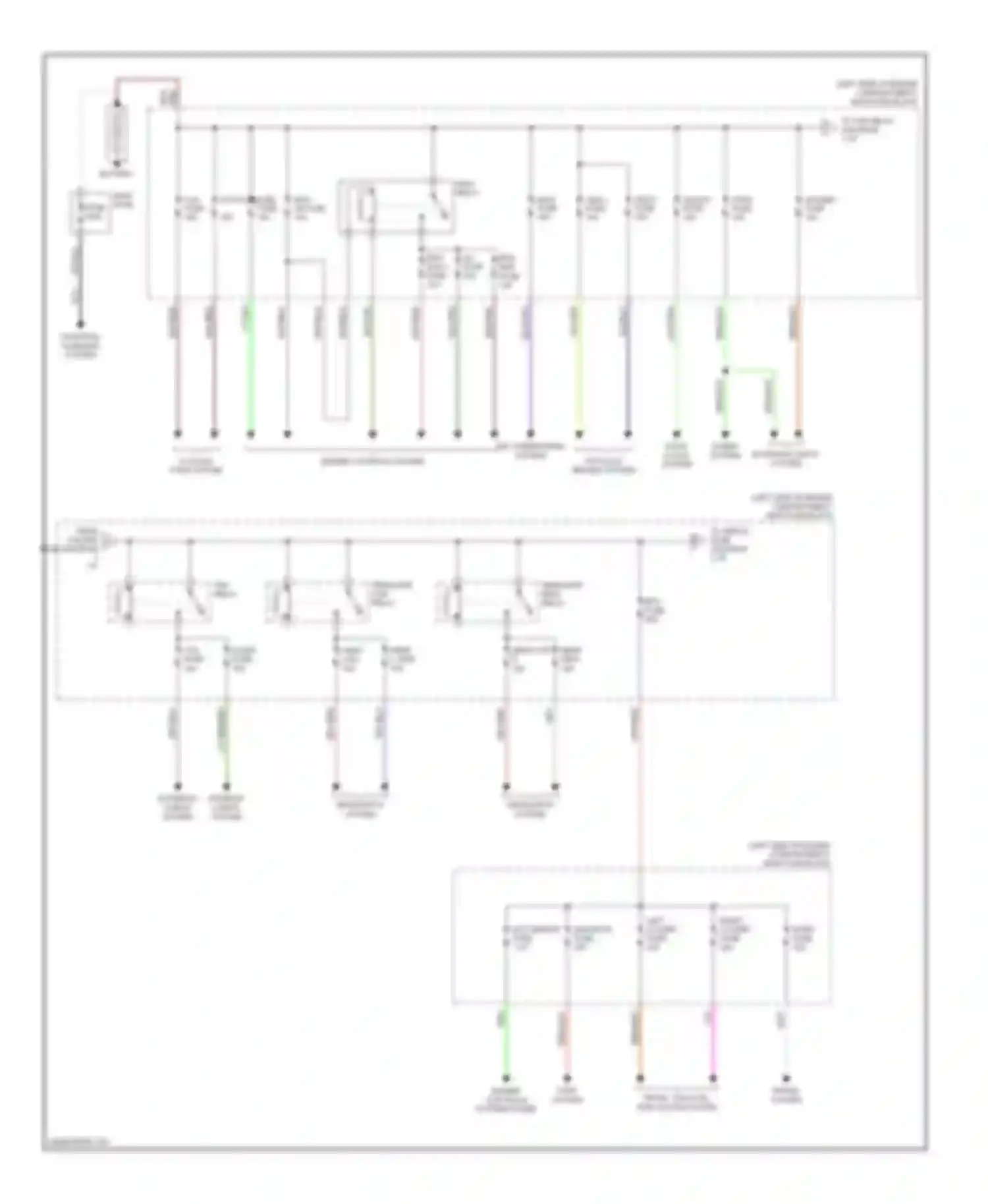 5 Mazda I (2005-2007): Power distribution circuit (1 of 2)