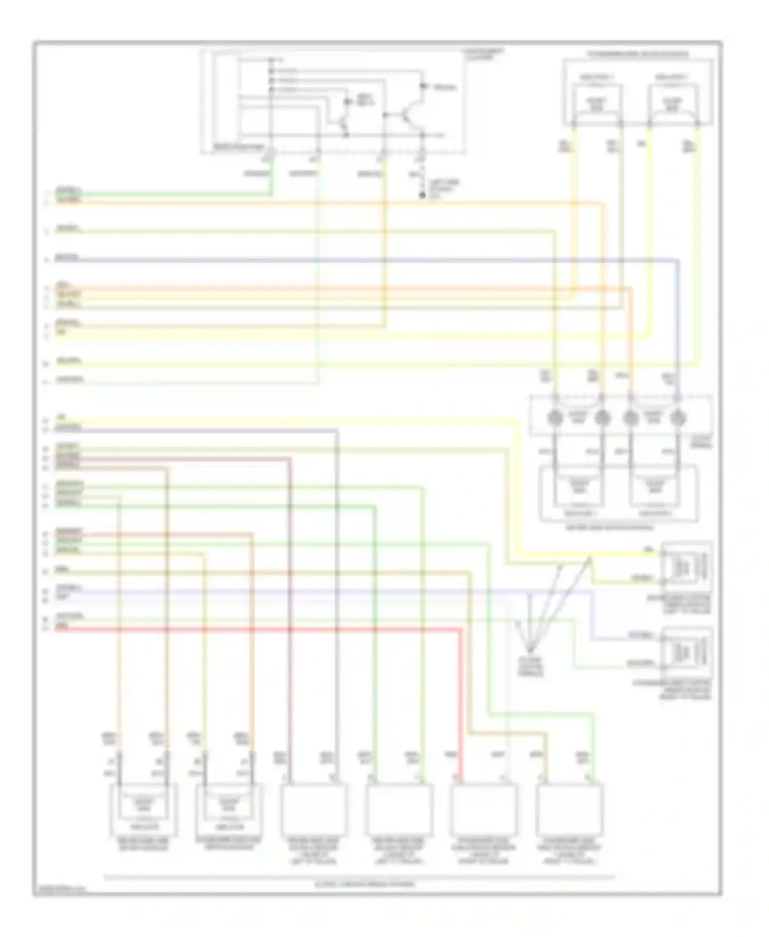 5 Mazda I (2005-2007): Supplemental restraints circuit (2 of 2)