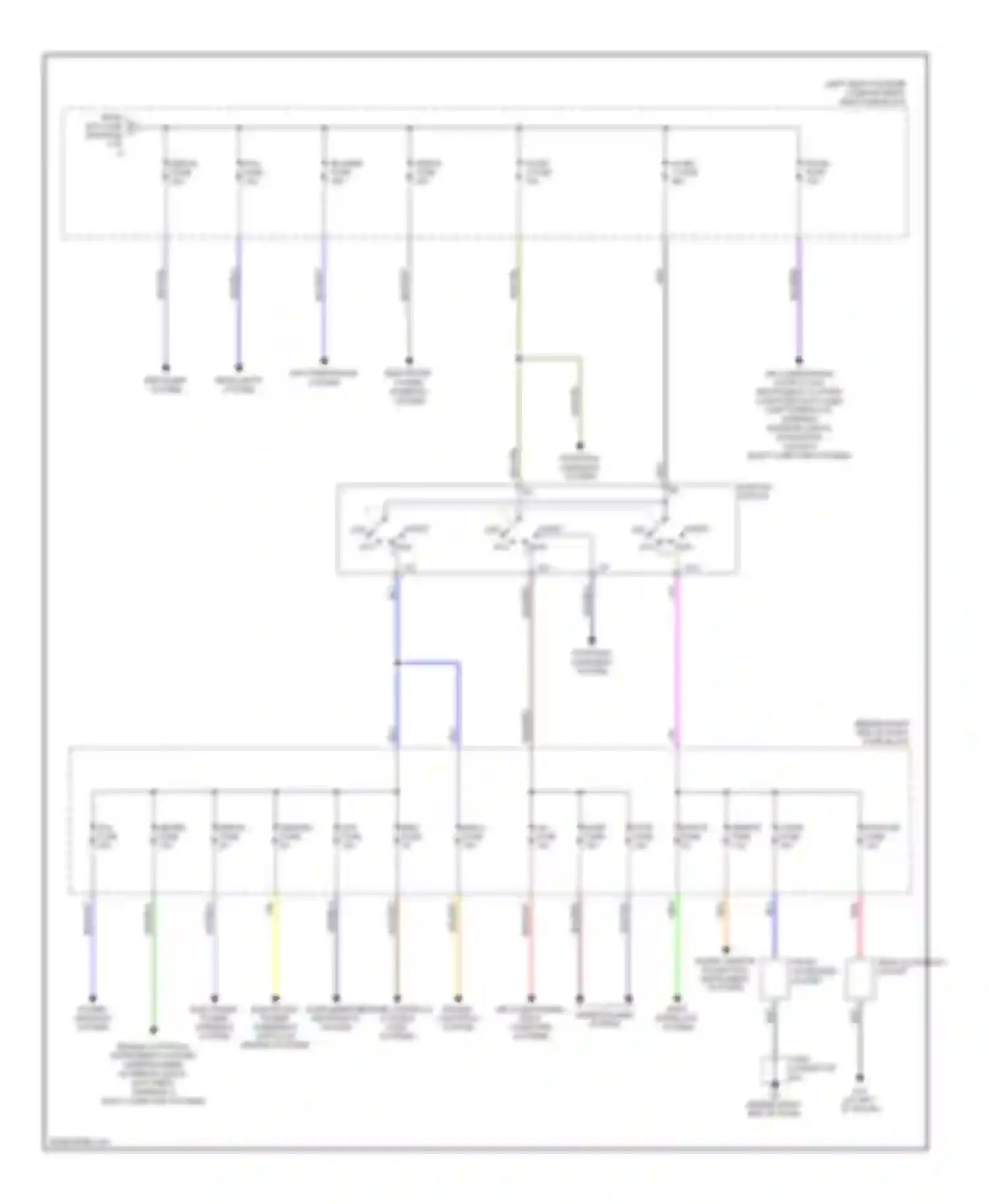 Wiring diagram air conditioning, body computer systems for Mazda 5 I (2005-2007) (1 of 1)