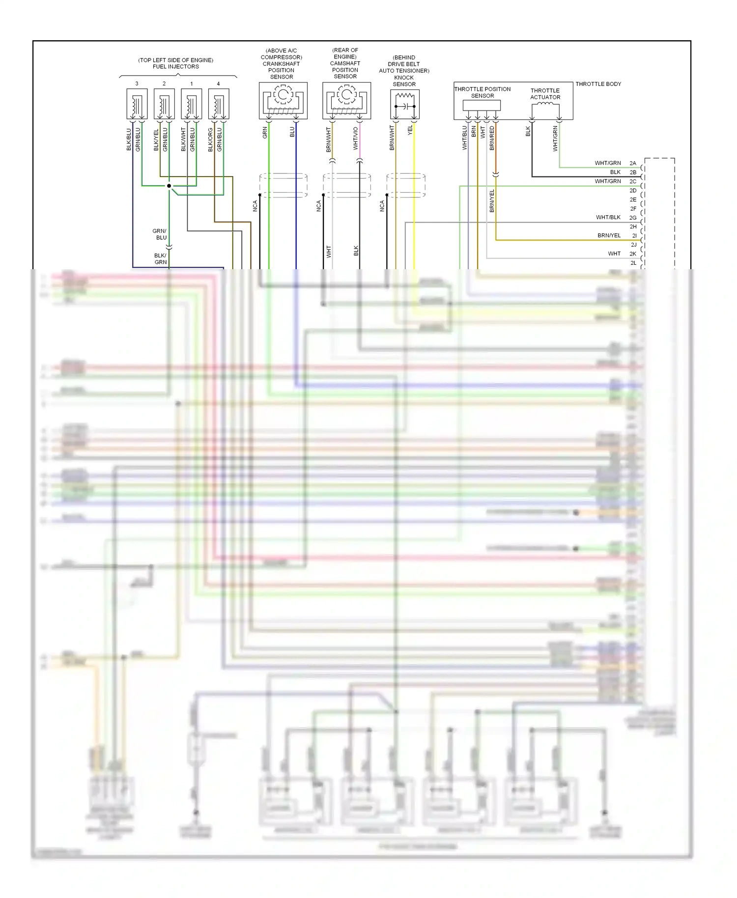 Mazda 5 I (2005-2007) igniter wiring diagram  (1 of 1)