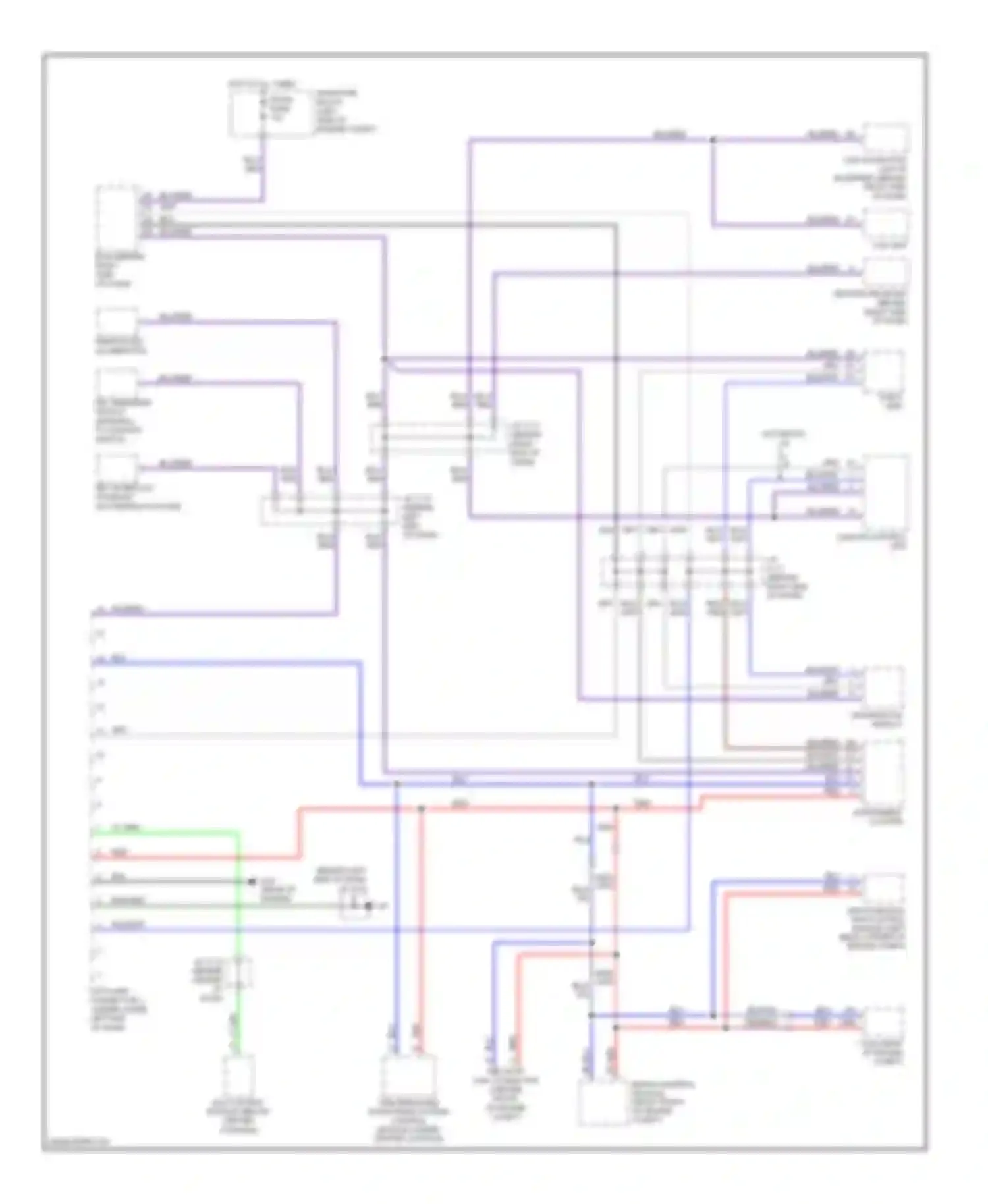 Wiring diagram j/c c-13 for Mazda 5 I (2005-2007) (1 of 1)