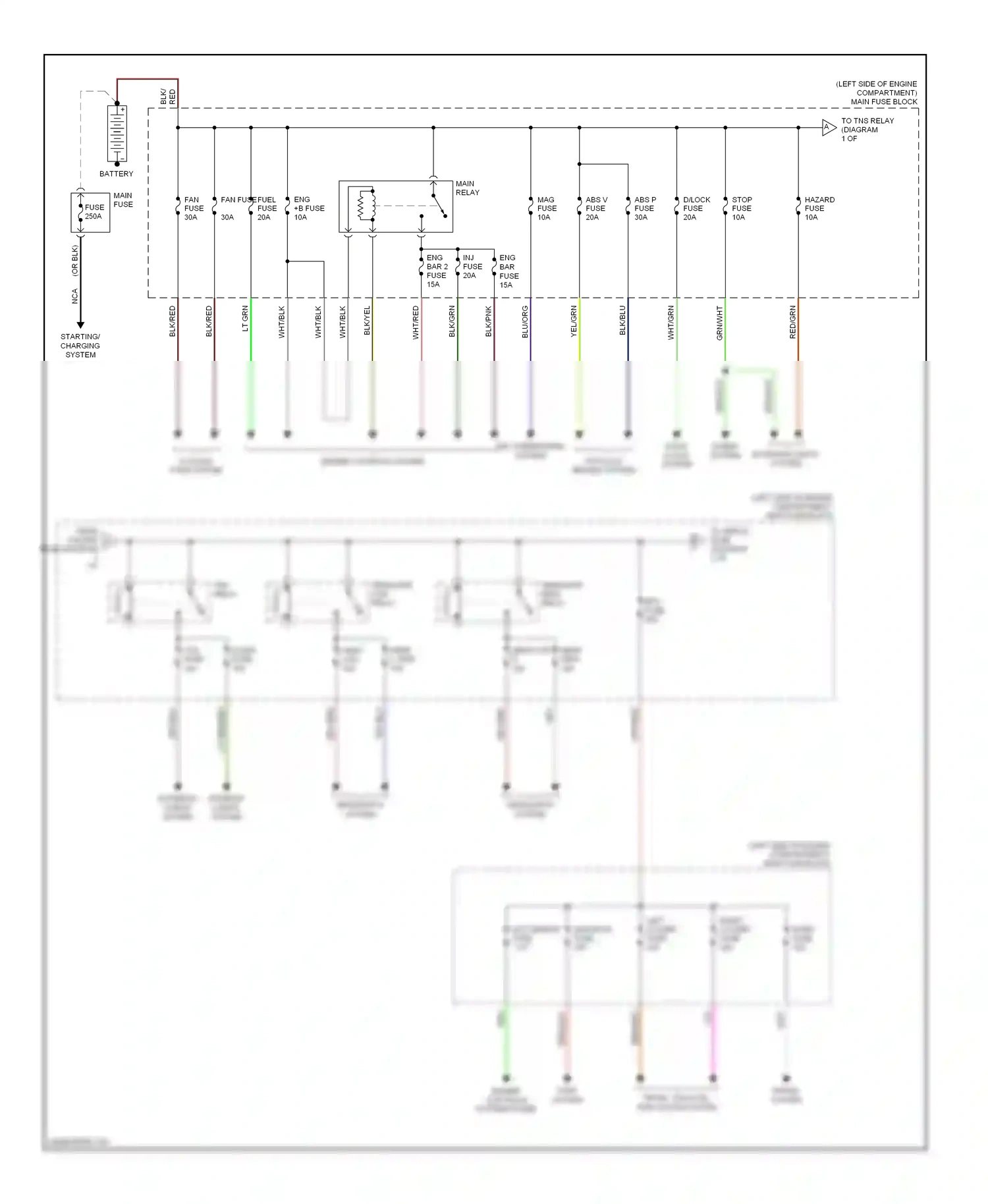 Mazda 5 I (2005-2007) nca wiring diagram  (14 of 19)