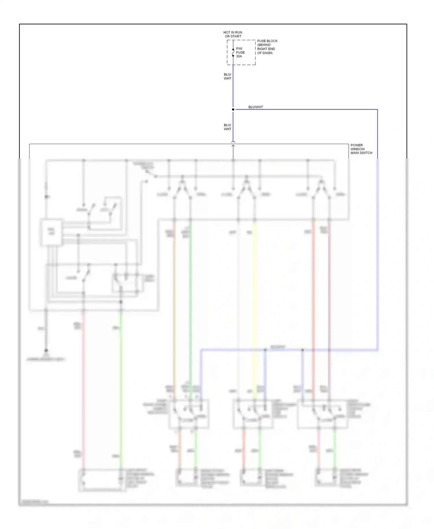 Mazda 5 I (2005-2007) (open) wiring diagram  (2 of 2)