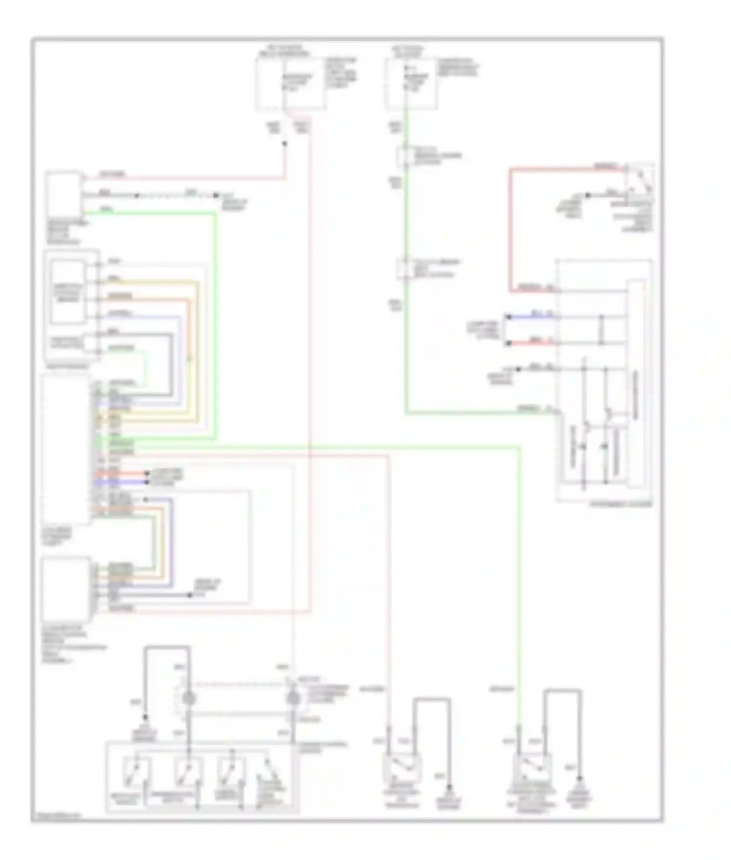 Wiring diagram red/blk for Mazda 5 I (2005-2007) (3 of 10)