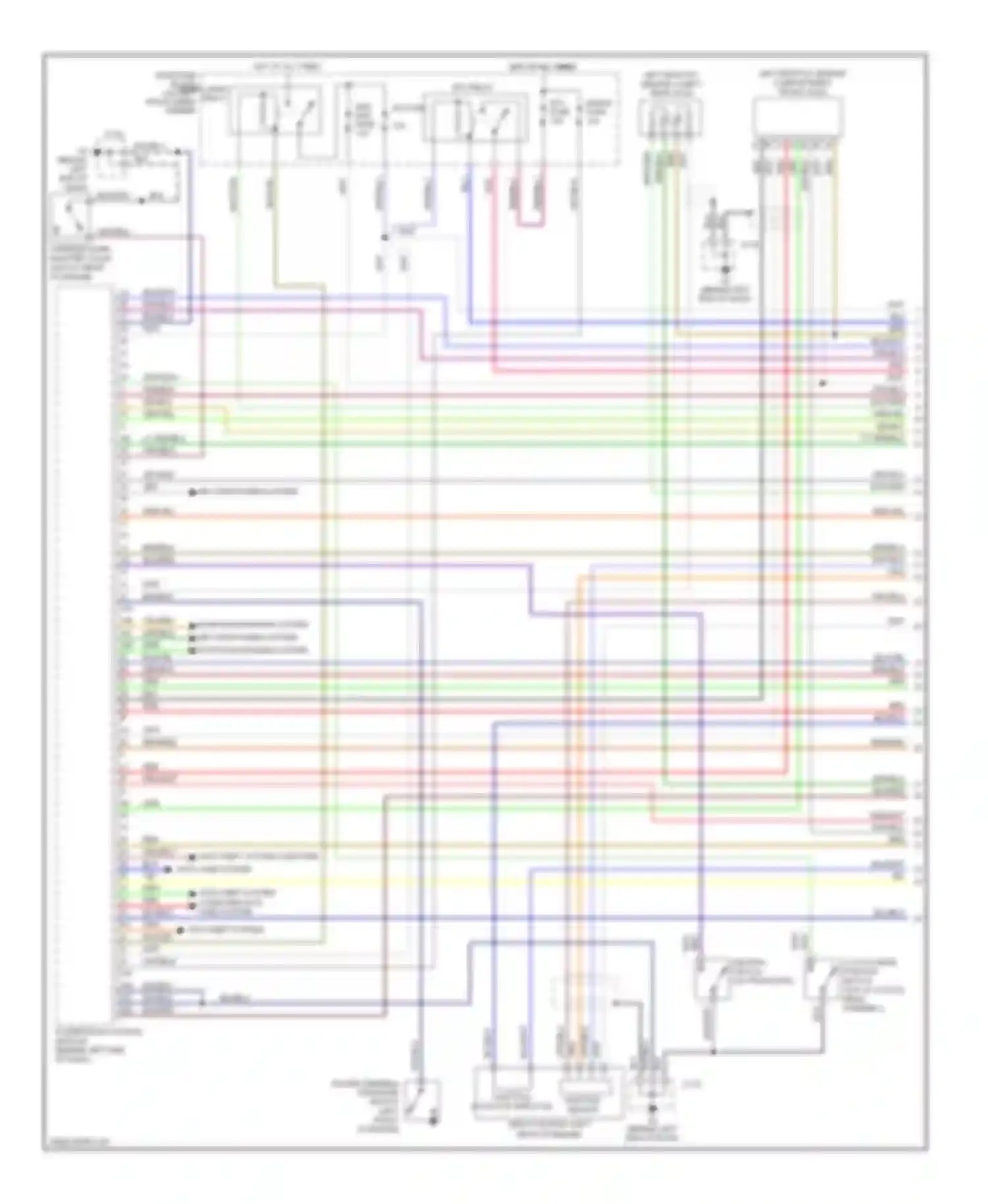 6 Mazda GG facelift (2005-2008): Wiring diagram engine performance 2.3l turbo (1 of 4)
