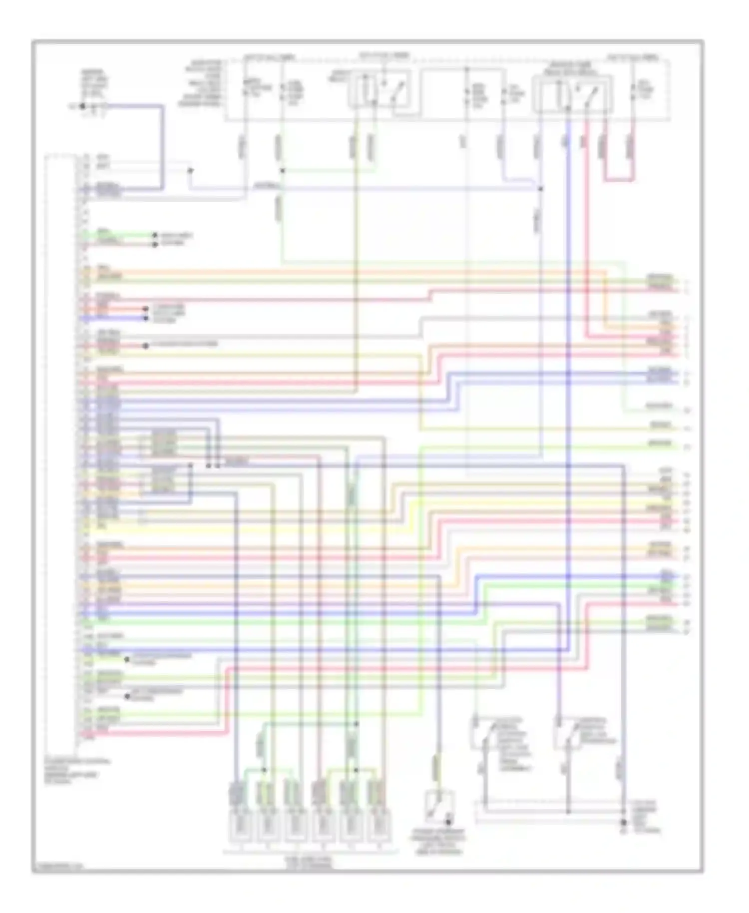 6 Mazda GG facelift (2005-2008): Wiring diagram engine performance 3.0l (1 of 4)