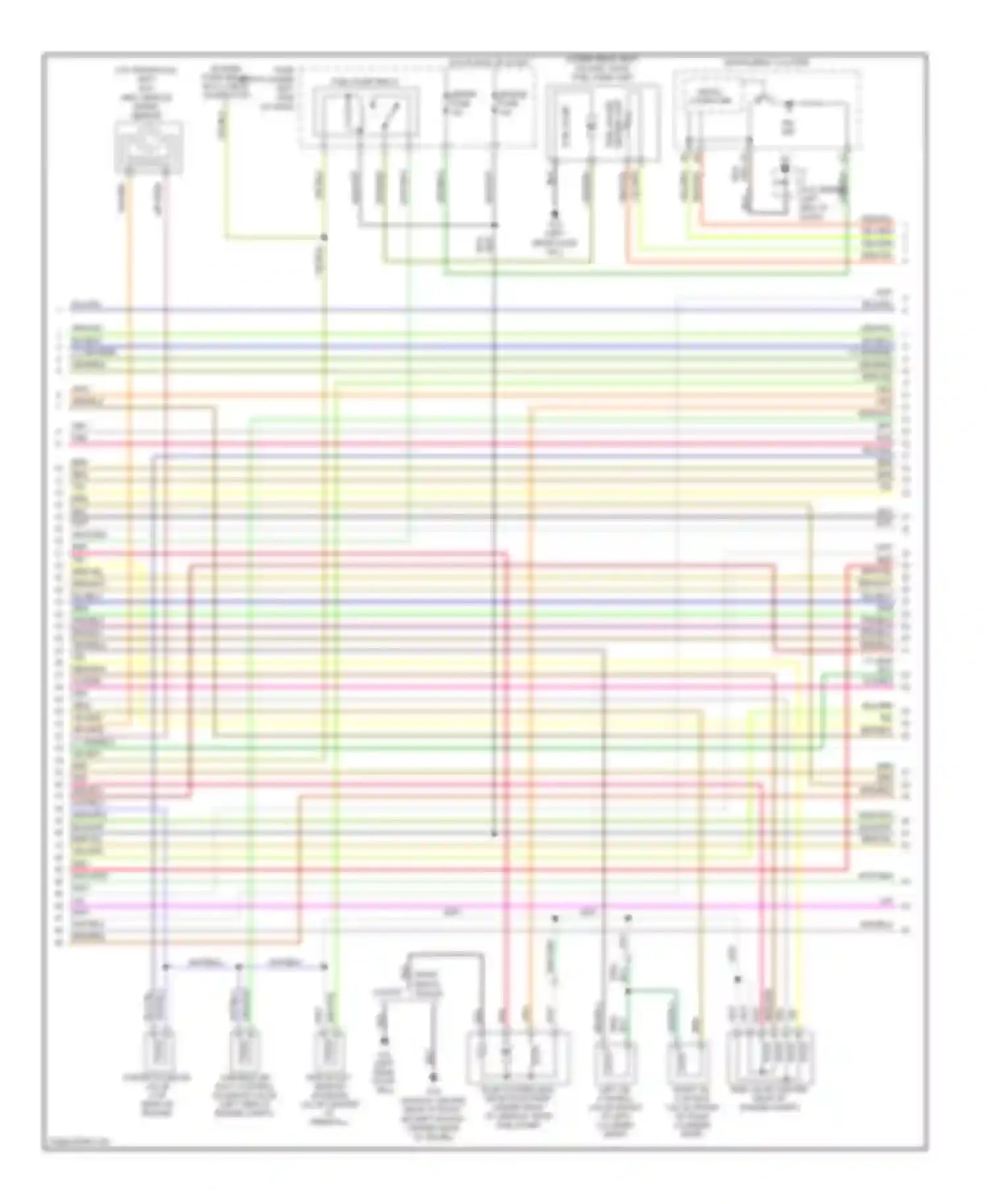 6 Mazda GG facelift (2005-2008): Wiring diagram engine performance 3.0l (3 of 4)