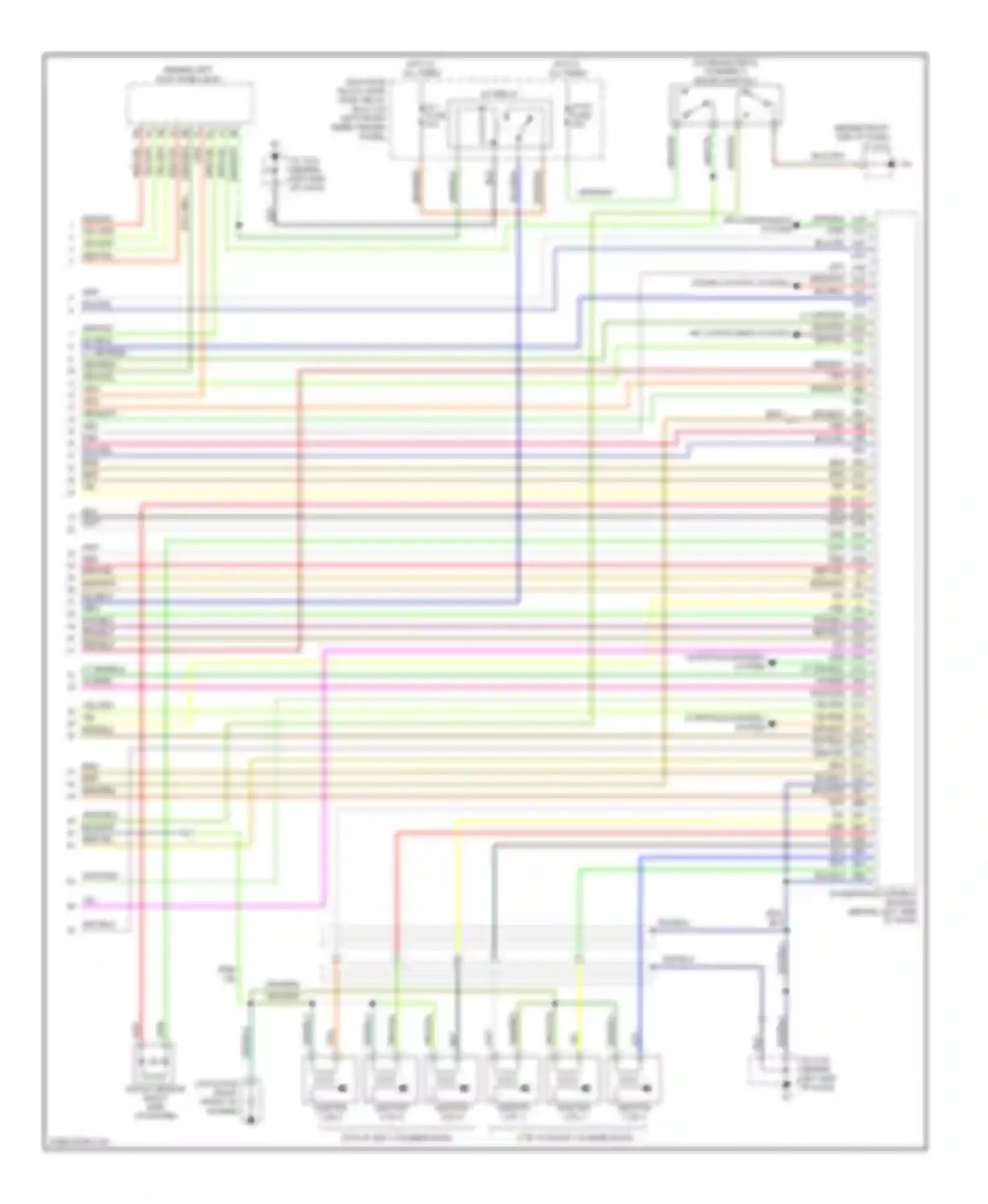 6 Mazda GG facelift (2005-2008): Wiring diagram engine performance 3.0l (4 of 4)