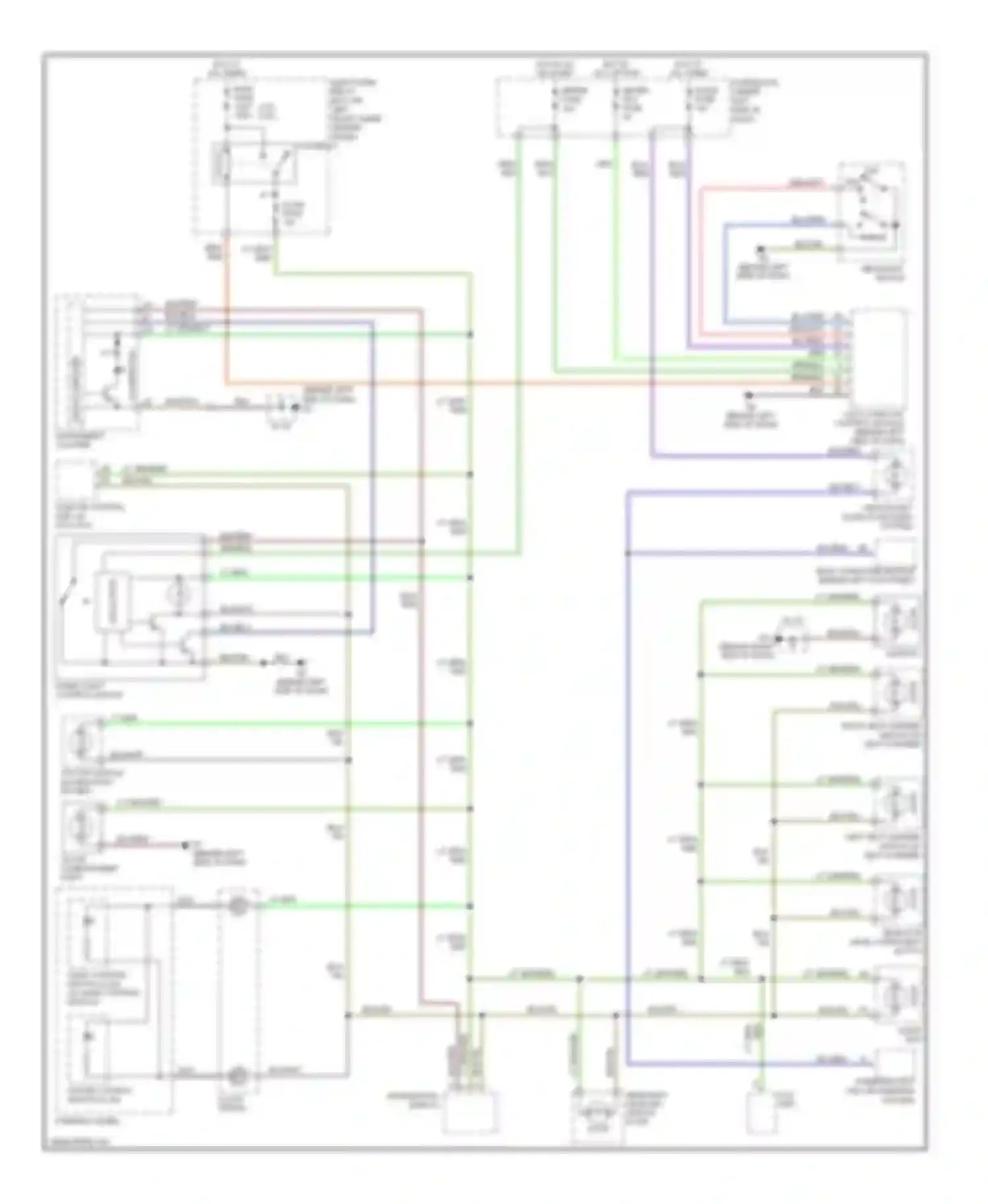 6 Mazda GG facelift (2005-2008): Instrument illumination circuit
