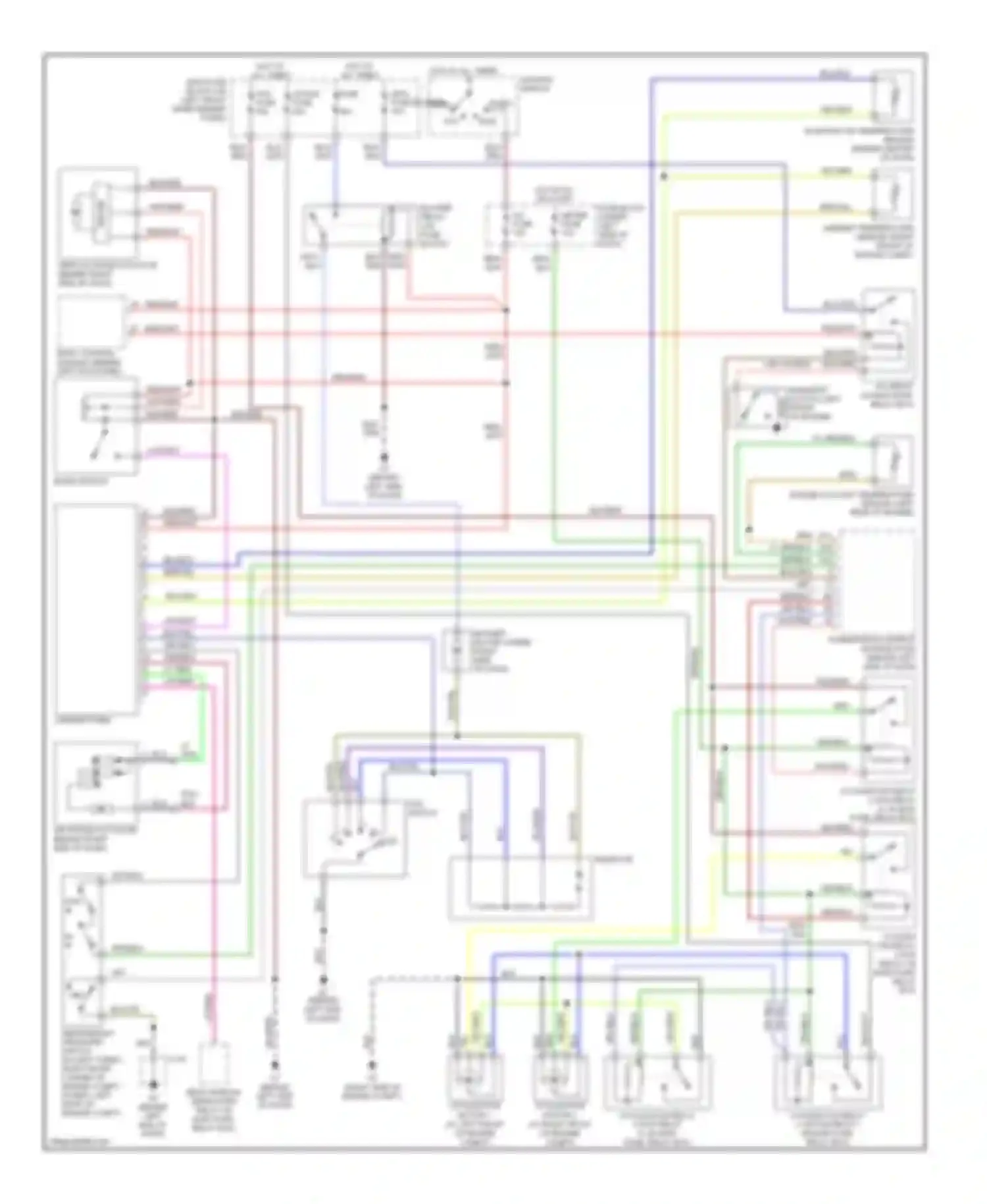 Wiring diagram a/c fuse meter fuse for Mazda 6 GG facelift (2005-2008) (1 of 1)