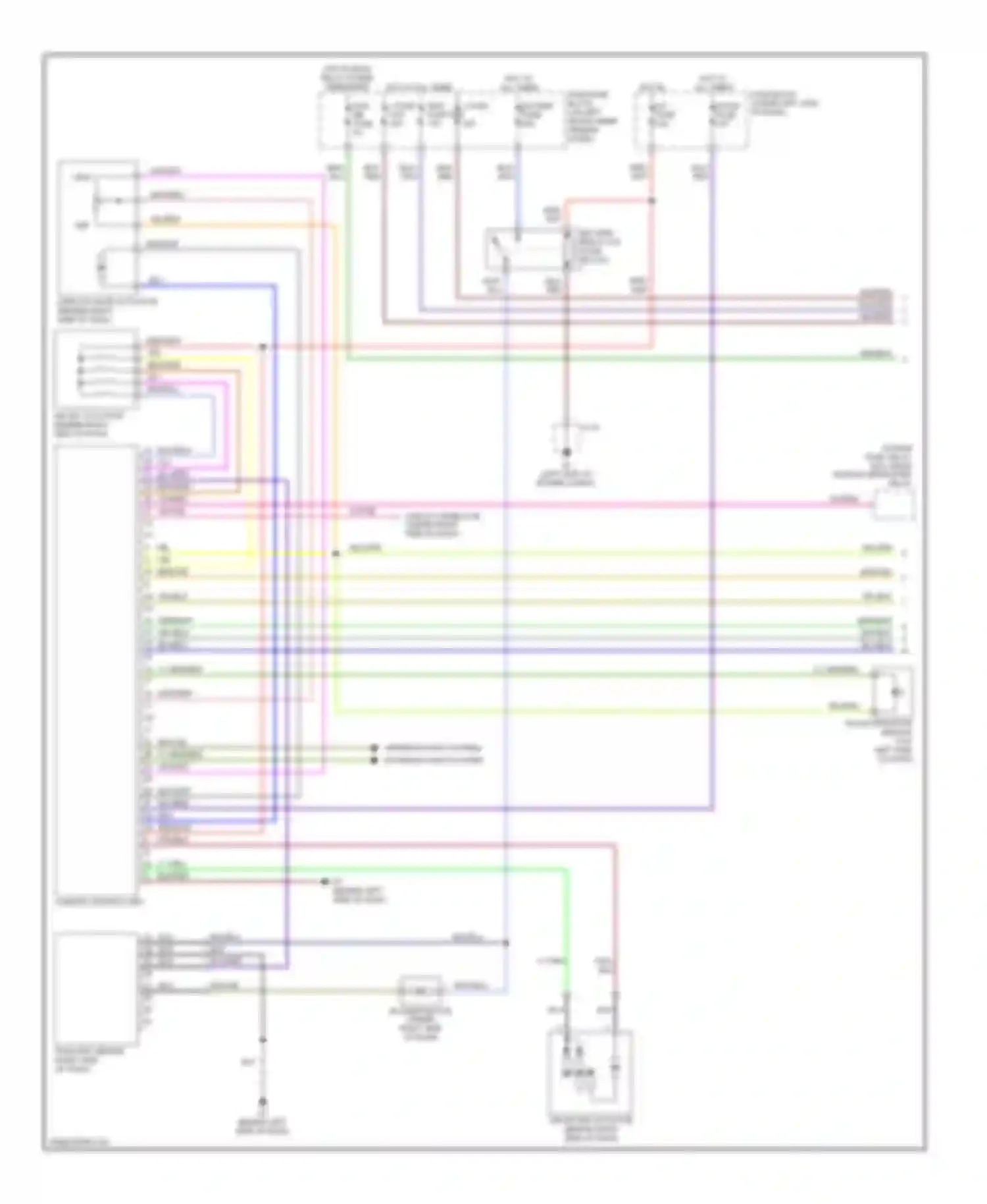 Wiring diagram blk/wht for Mazda 6 GG facelift (2005-2008) (6 of 27)