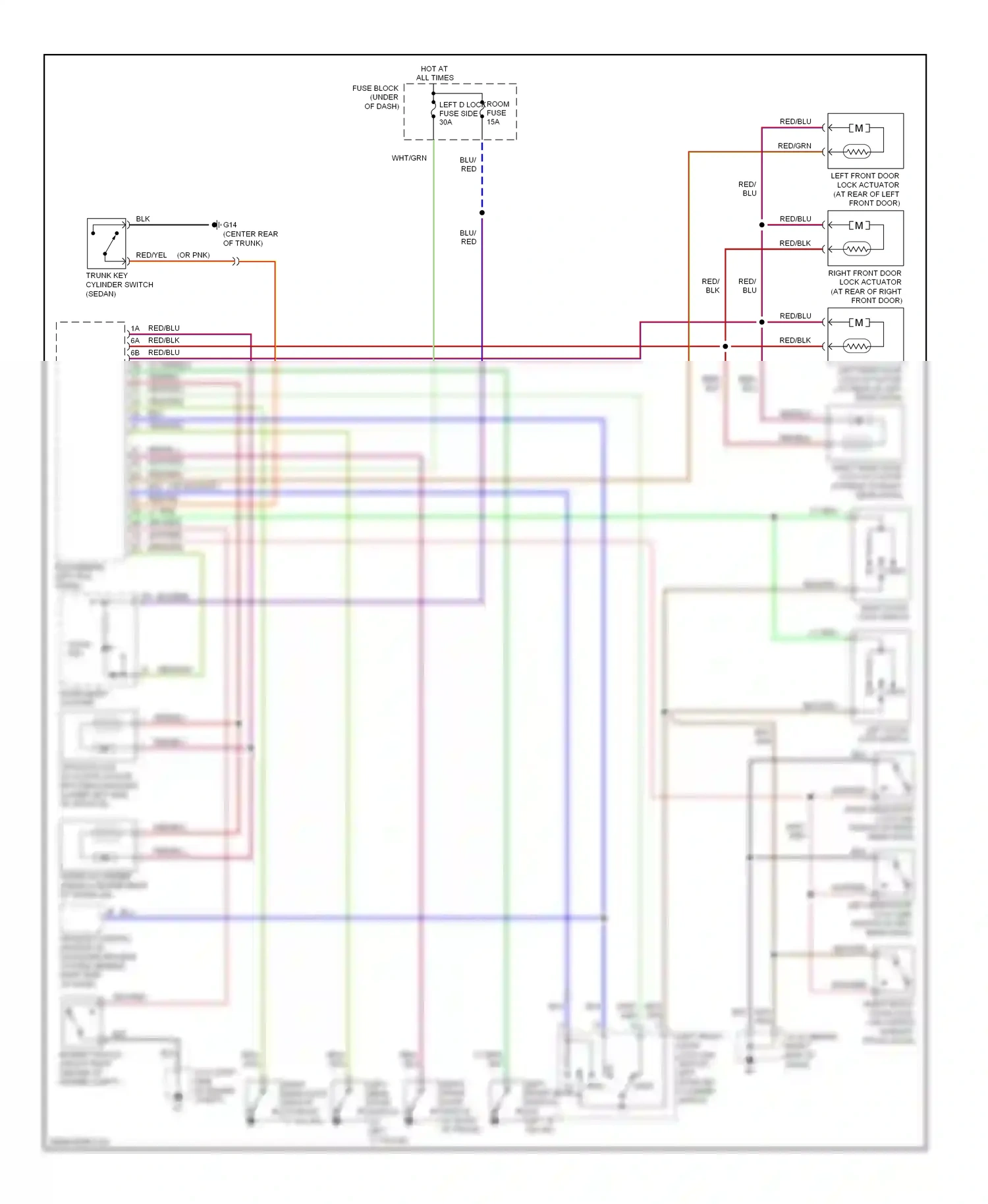 Mazda 6 GG facelift (2005-2008) blu wiring diagram  (10 of 58)