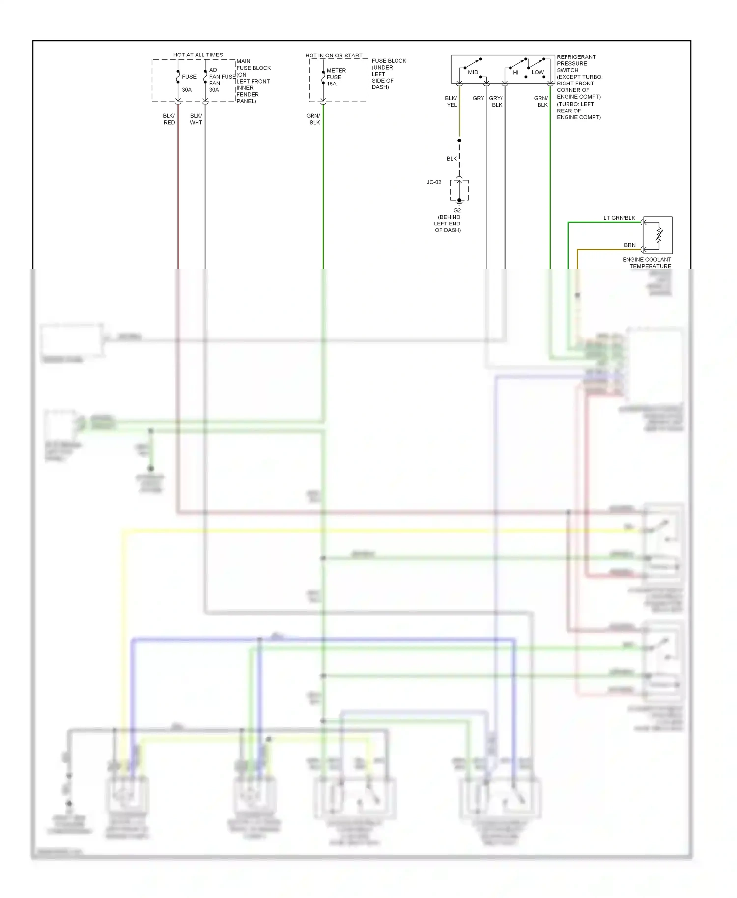 Mazda 6 GG facelift (2005-2008) blu wiring diagram  (11 of 58)