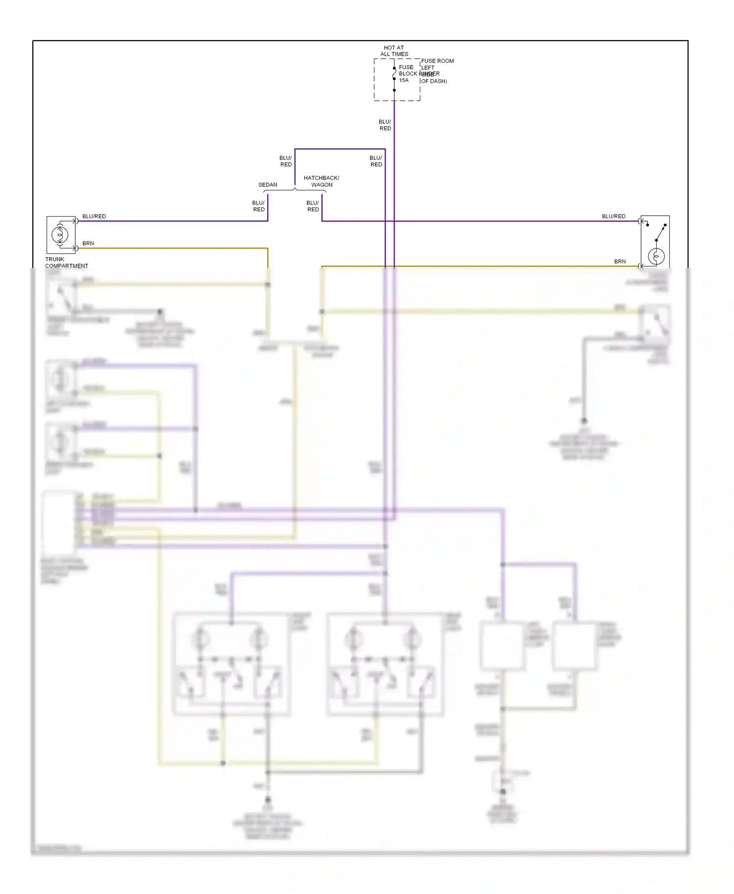 Mazda 6 GG facelift (2005-2008) blu wiring diagram  (31 of 58)