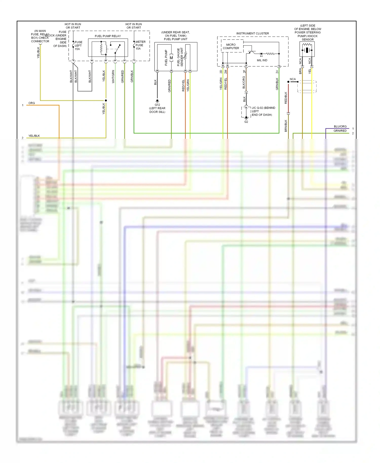Mazda 6 GG facelift (2005-2008) blu wiring diagram  (19 of 58)