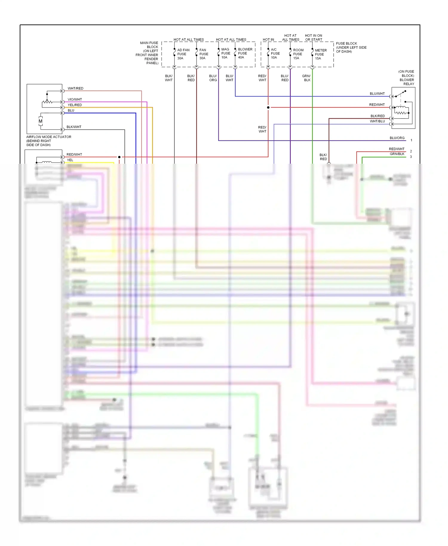 Mazda 6 GG facelift (2005-2008) brn/yel wiring diagram  (1 of 25)