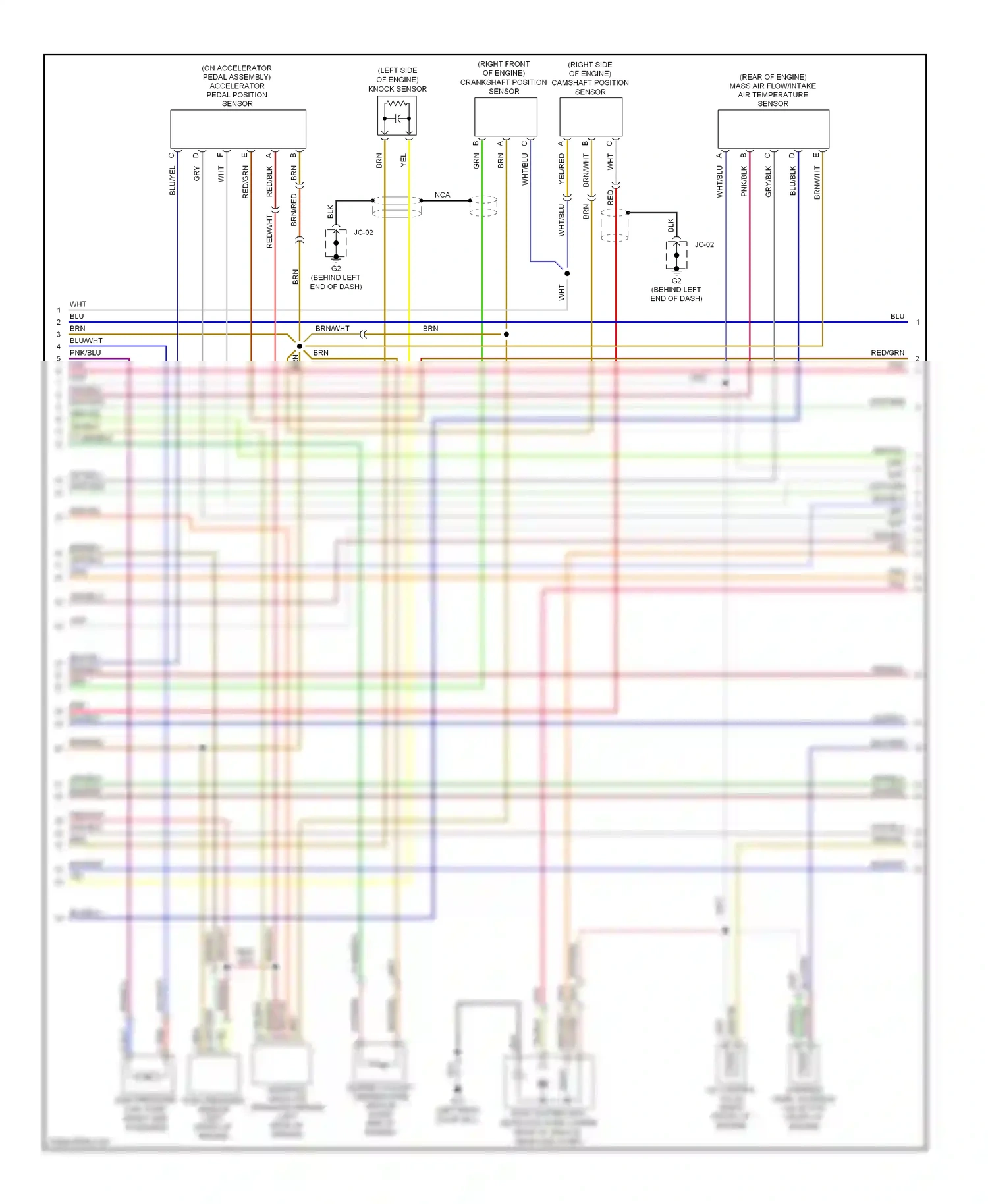 Mazda 6 GG facelift (2005-2008) brn/yel wiring diagram  (16 of 25)