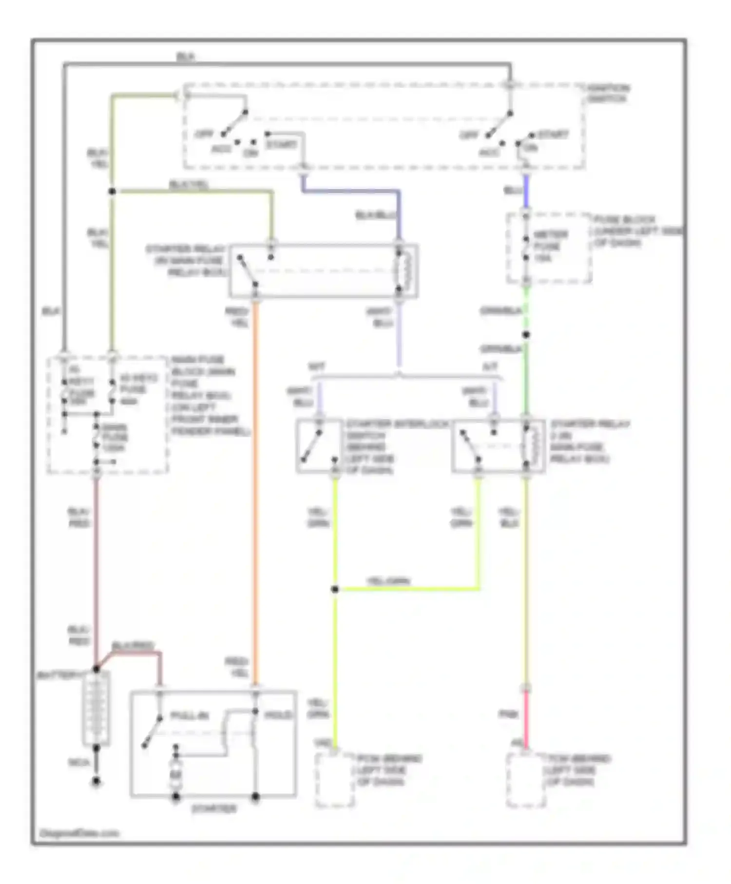 Wiring diagram grn/blk for Mazda 6 GG facelift (2005-2008) (34 of 45)