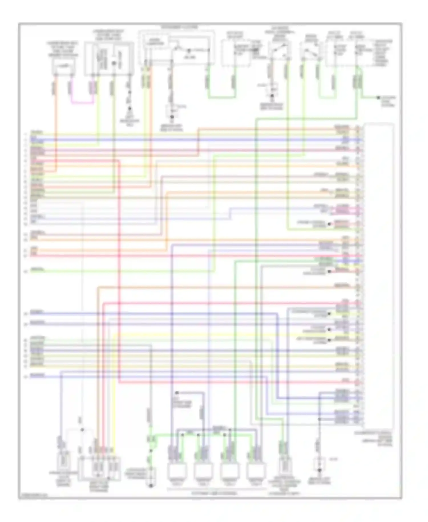 Wiring diagram ignition coil 1 for Mazda 6 GG facelift (2005-2008) (2 of 3)