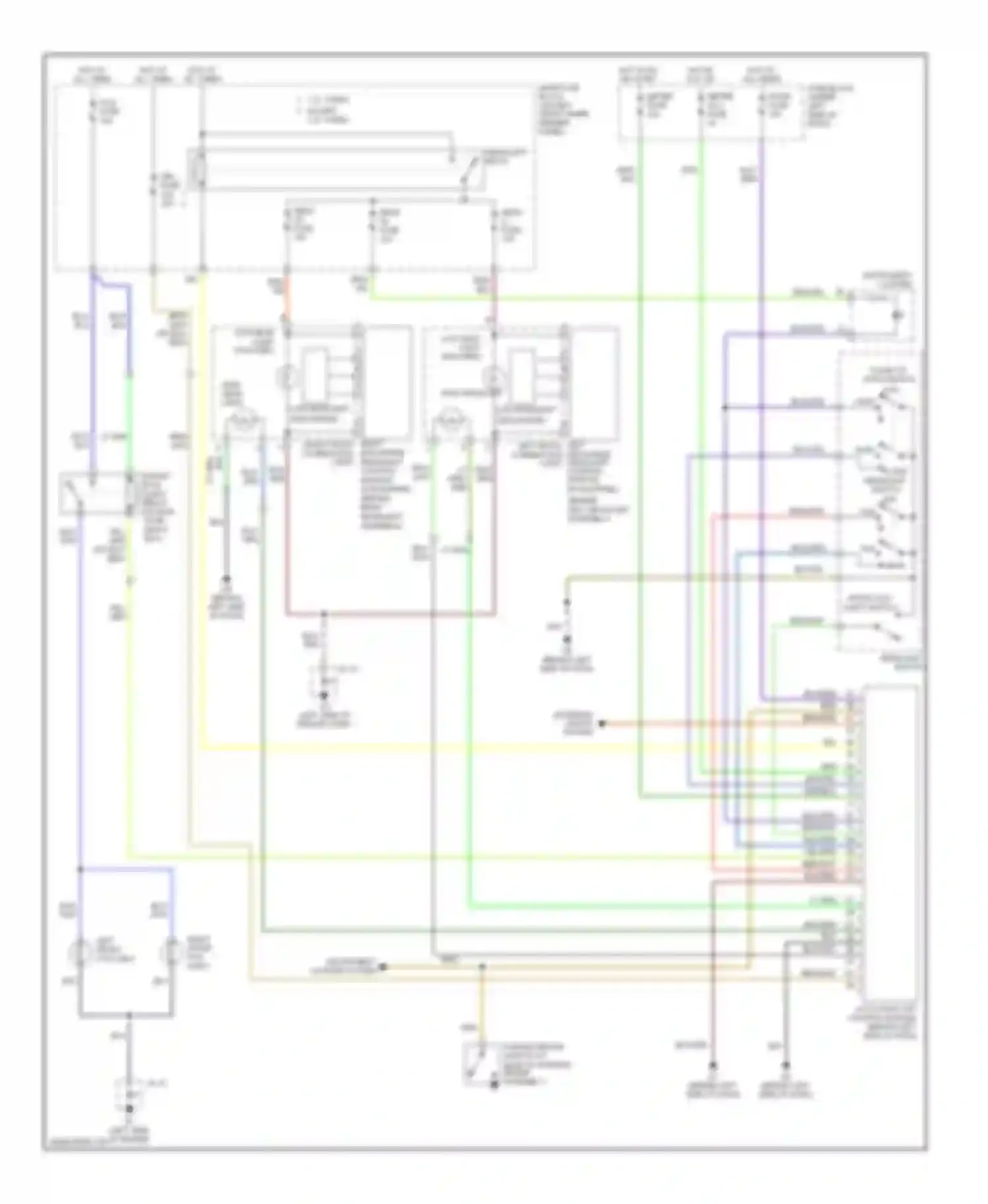 Wiring diagram meter fuse for Mazda 6 GG facelift (2005-2008) (15 of 23)