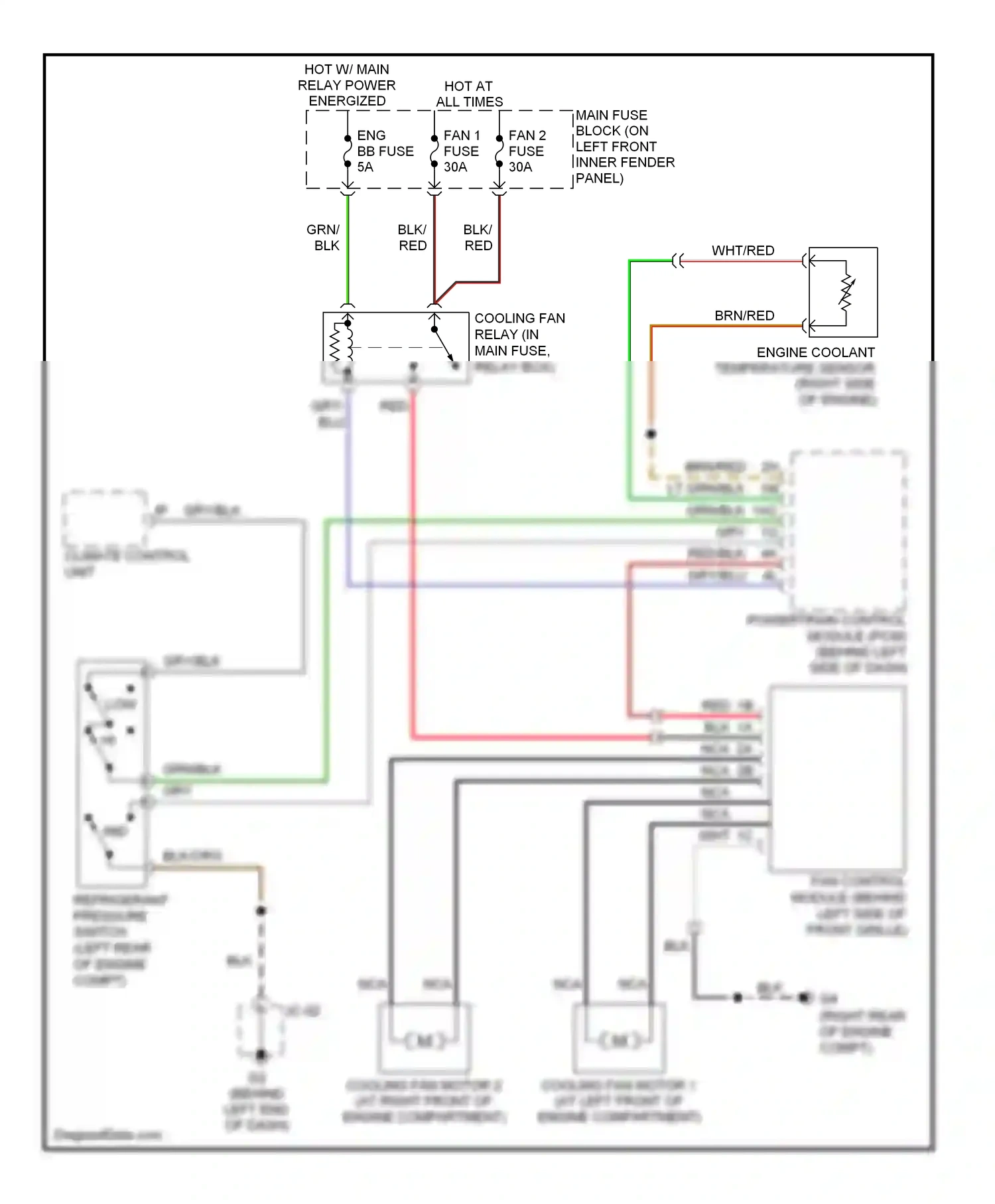 Mazda 6 GG facelift (2005-2008) nca wiring diagram  (4 of 31)