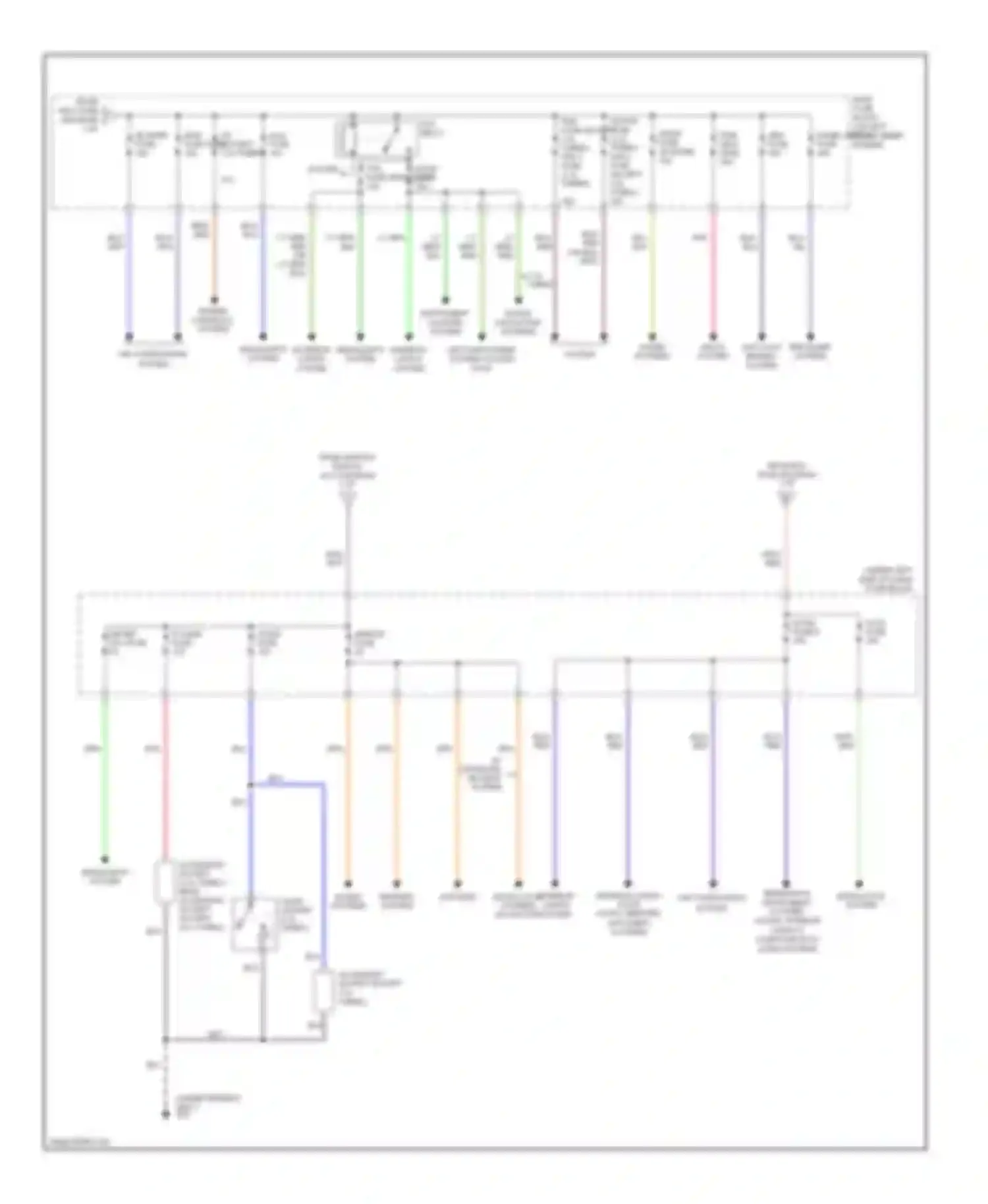 Wiring diagram (or for Mazda 6 GG facelift (2005-2008) (2 of 2)