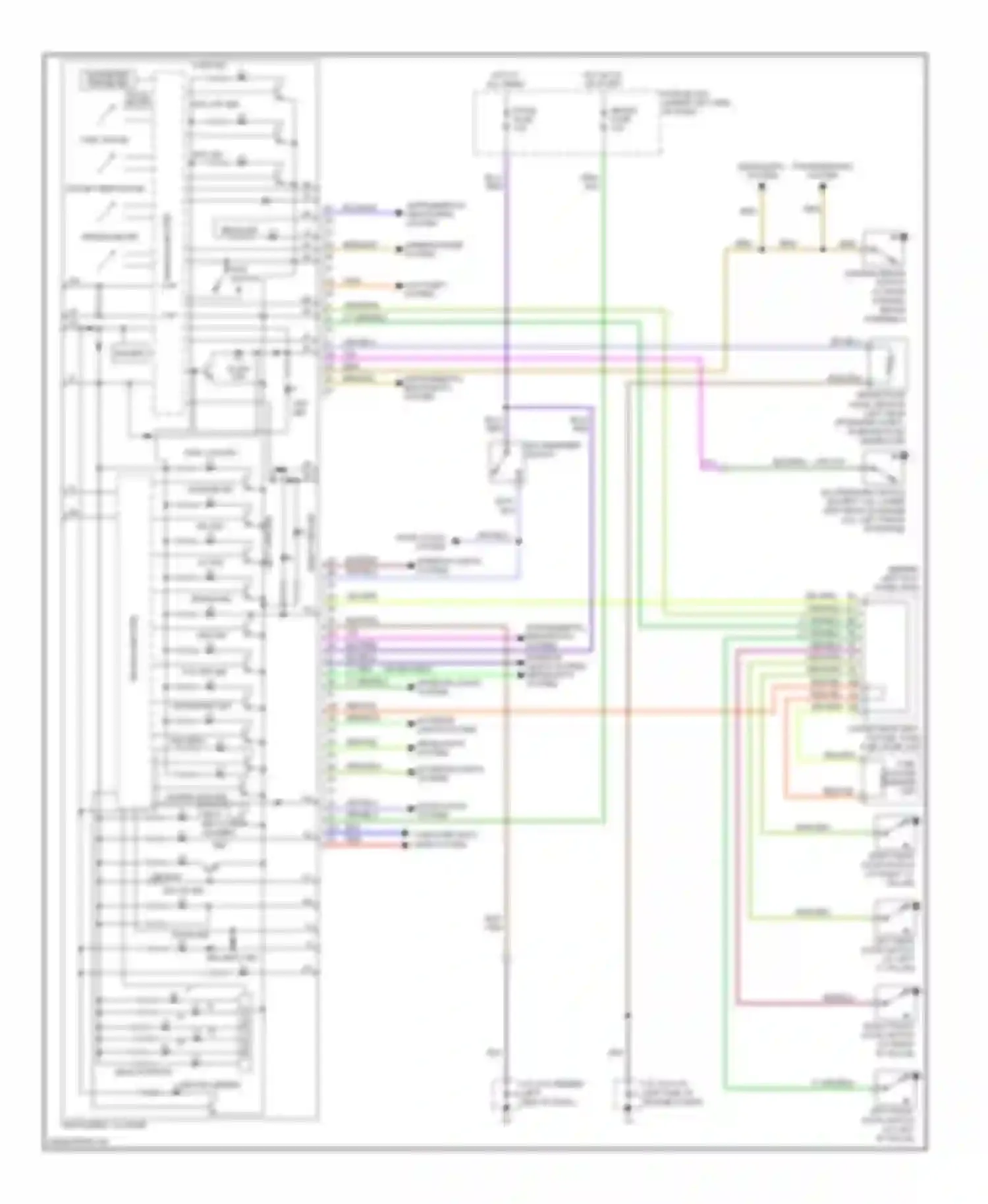 Wiring diagram tacho- meter for Mazda 6 GG facelift (2005-2008) (1 of 1)